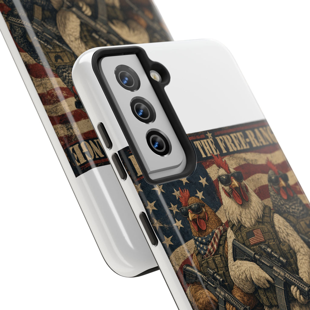 Land of the Free-Range Tough Phone Case