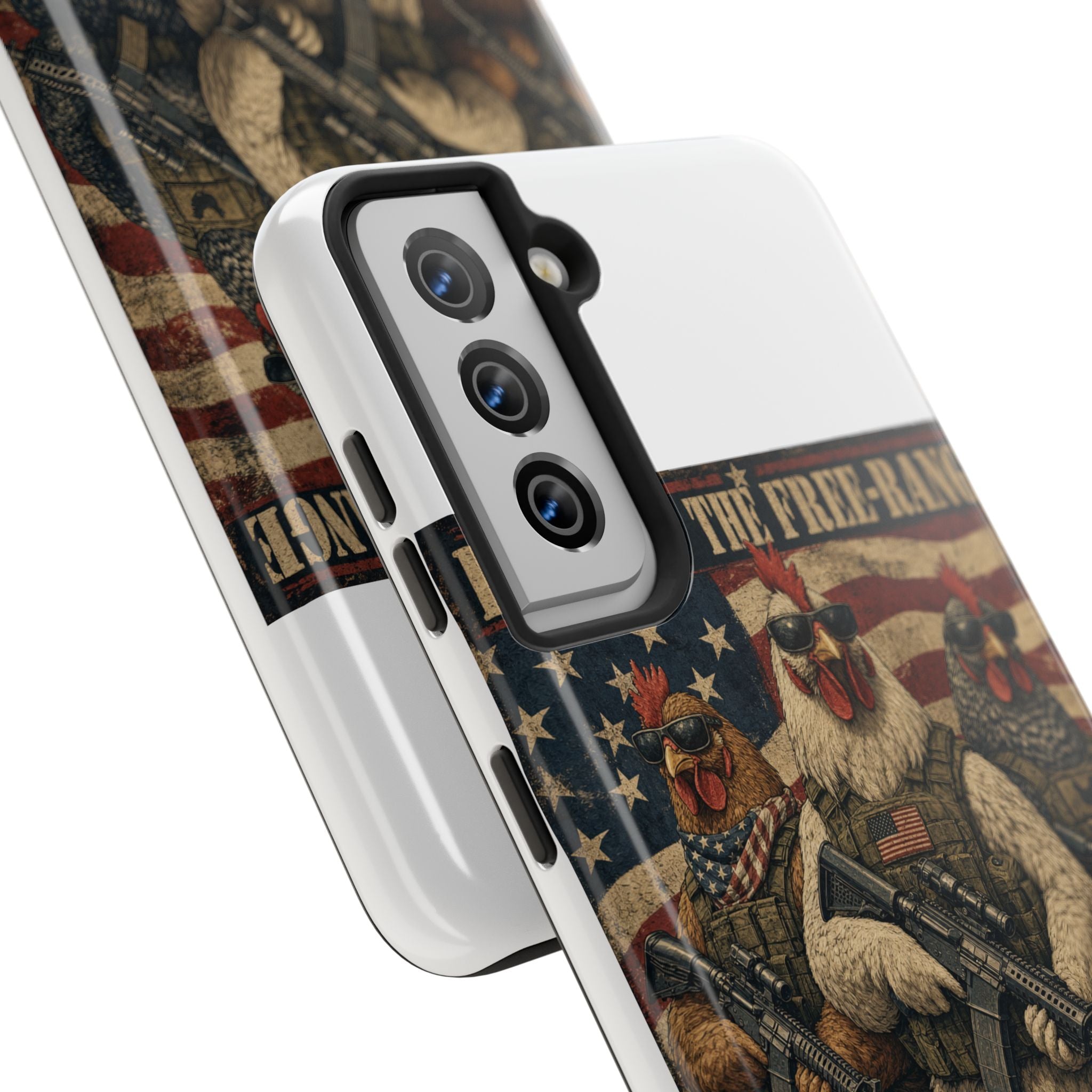 Land of the Free-Range Tough Phone Case
