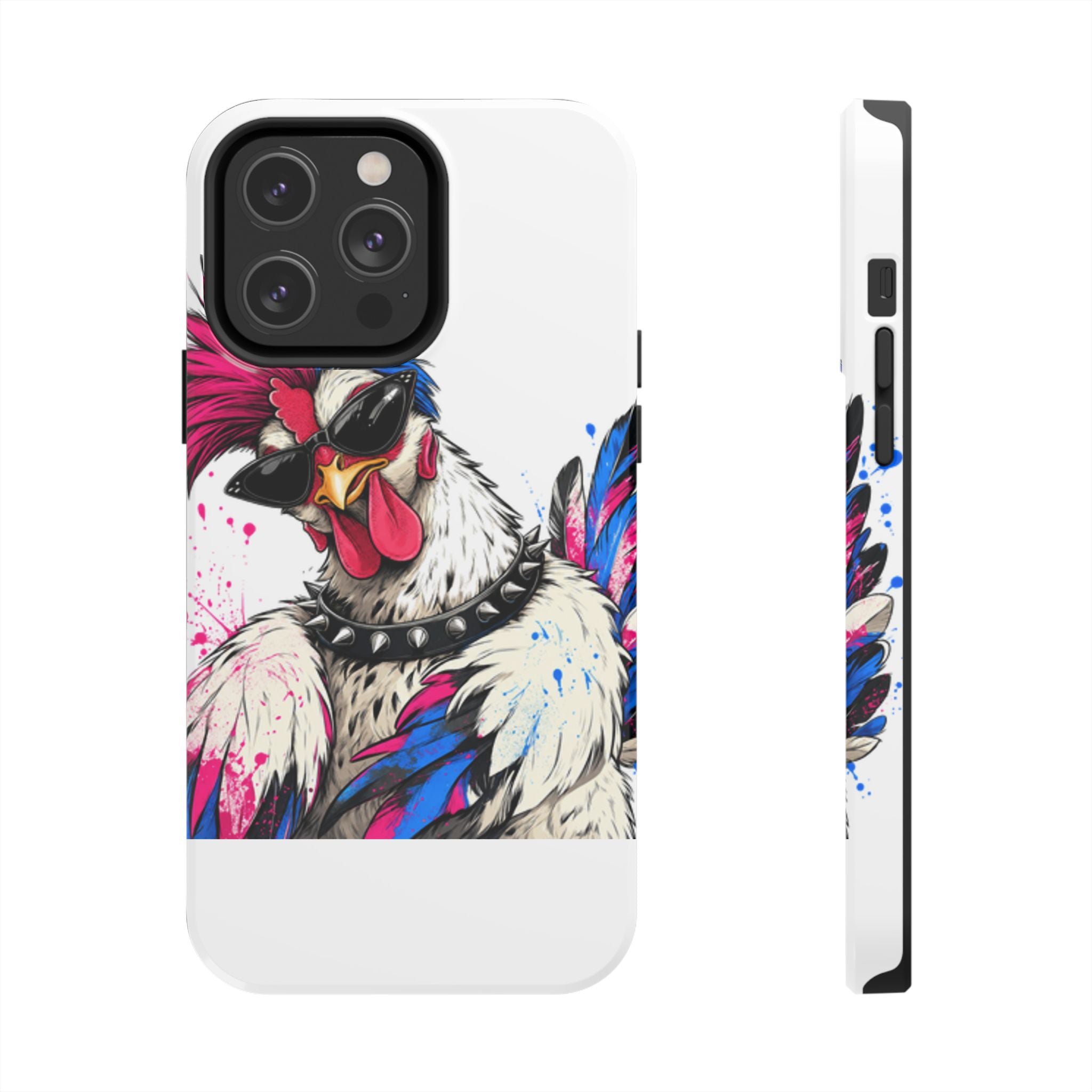 Punk Rockstar Hen Tough Phone Case