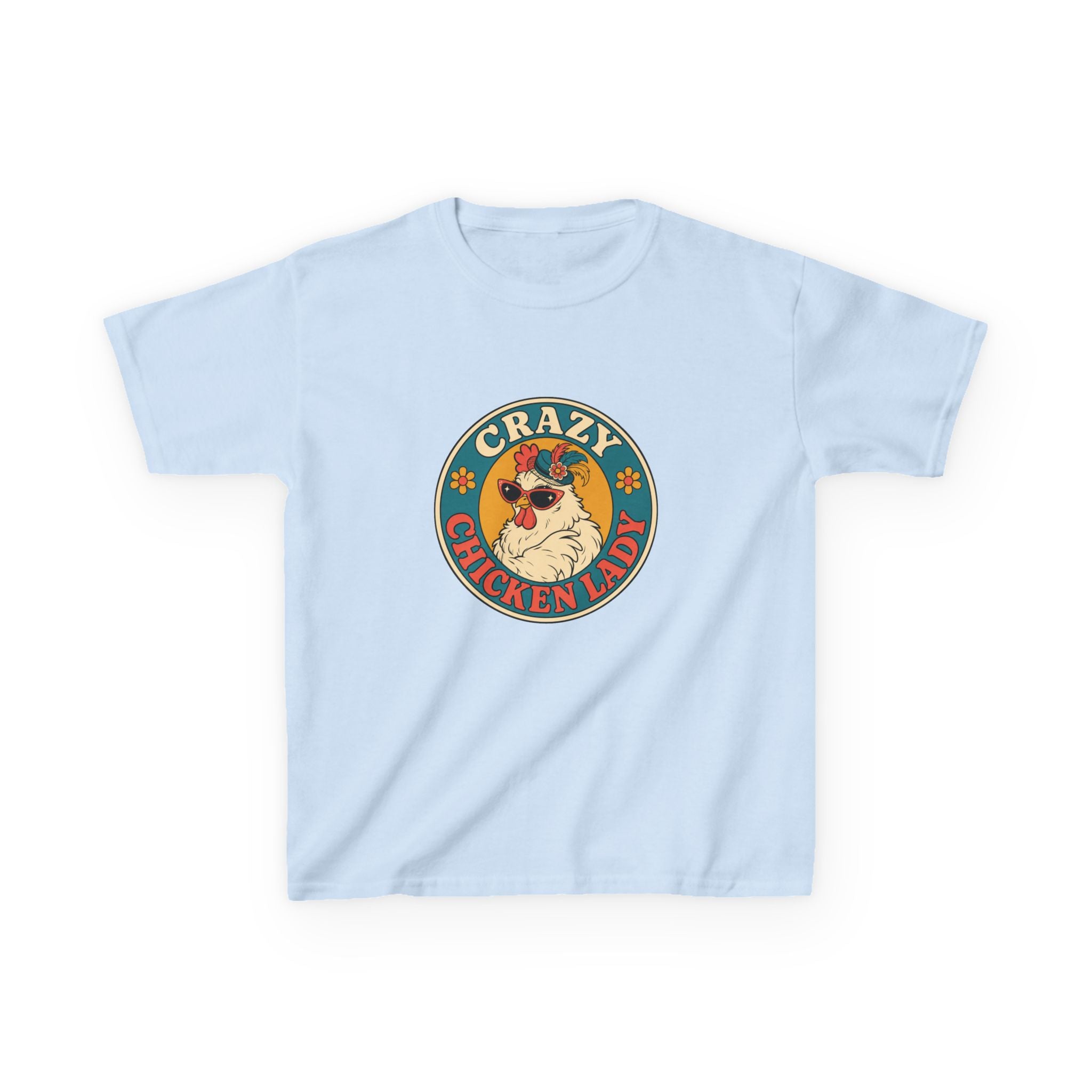 Crazy Chicken Lady Kids Tee