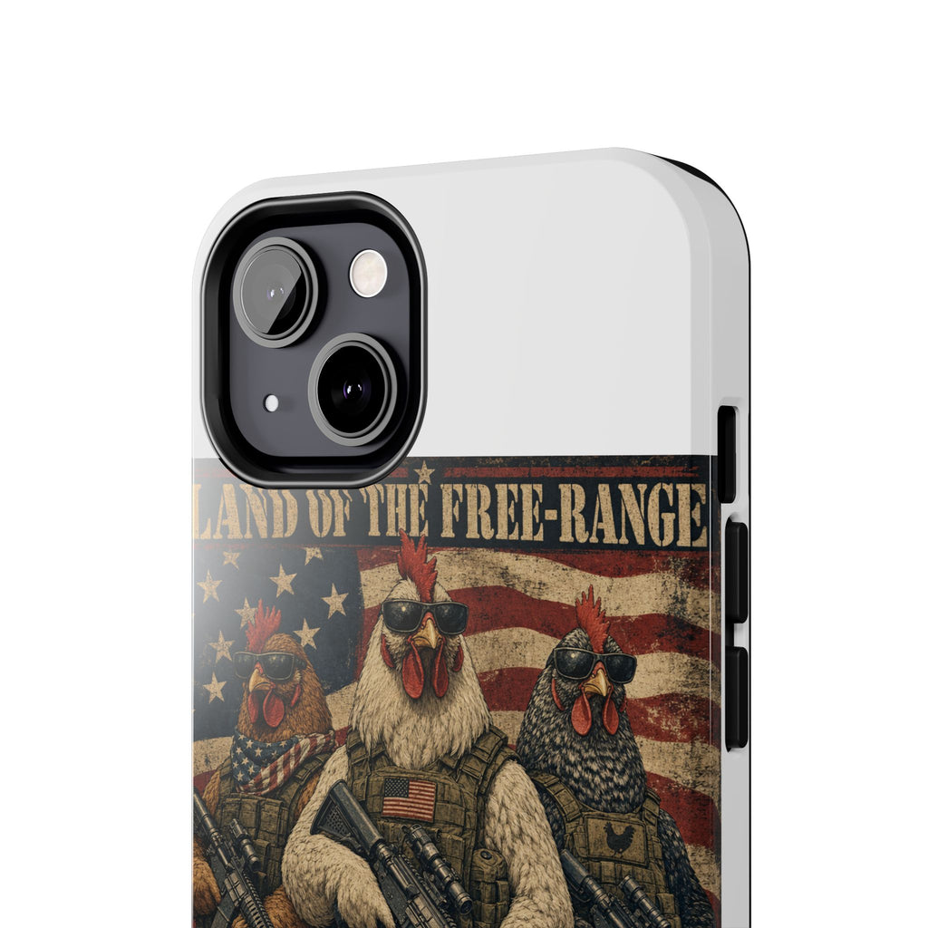 Land of the Free-Range Tough Phone Case