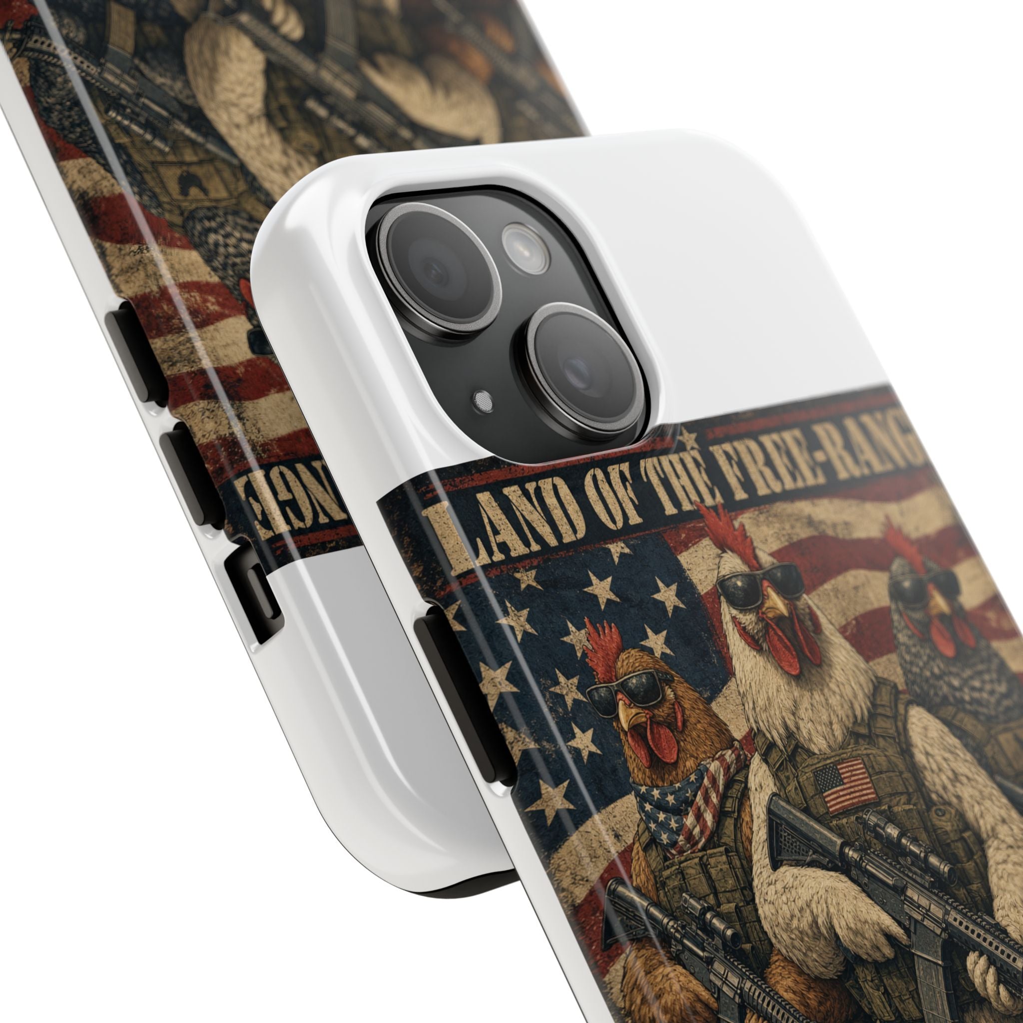 Land of the Free-Range Tough Phone Case