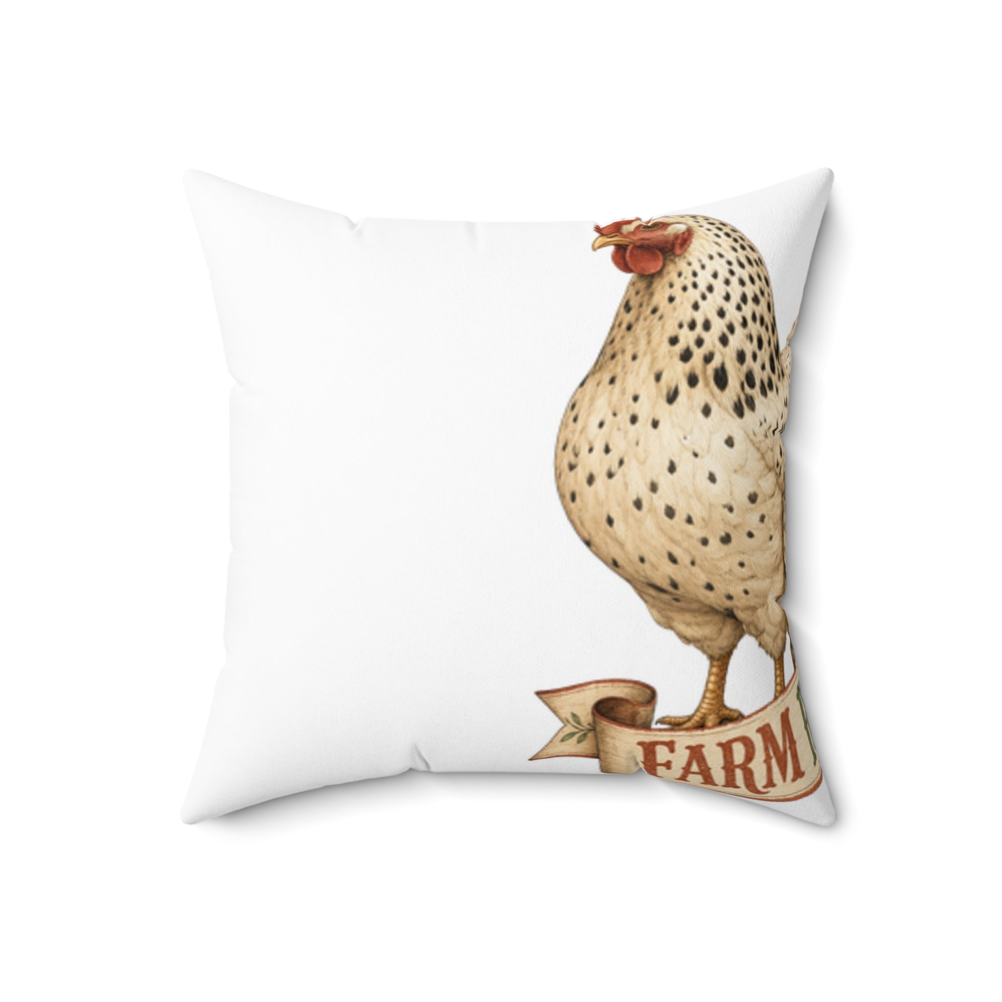 Farm Fresh Eggs Throw Pillow