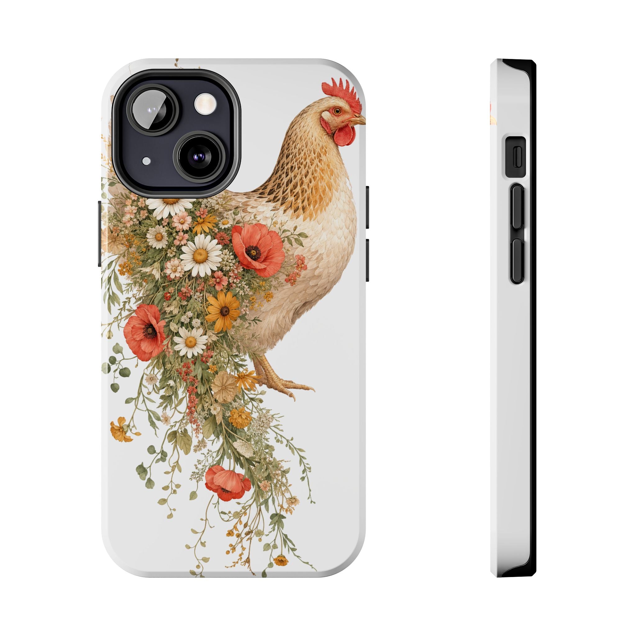 Wildflower Hen Tough Phone Case