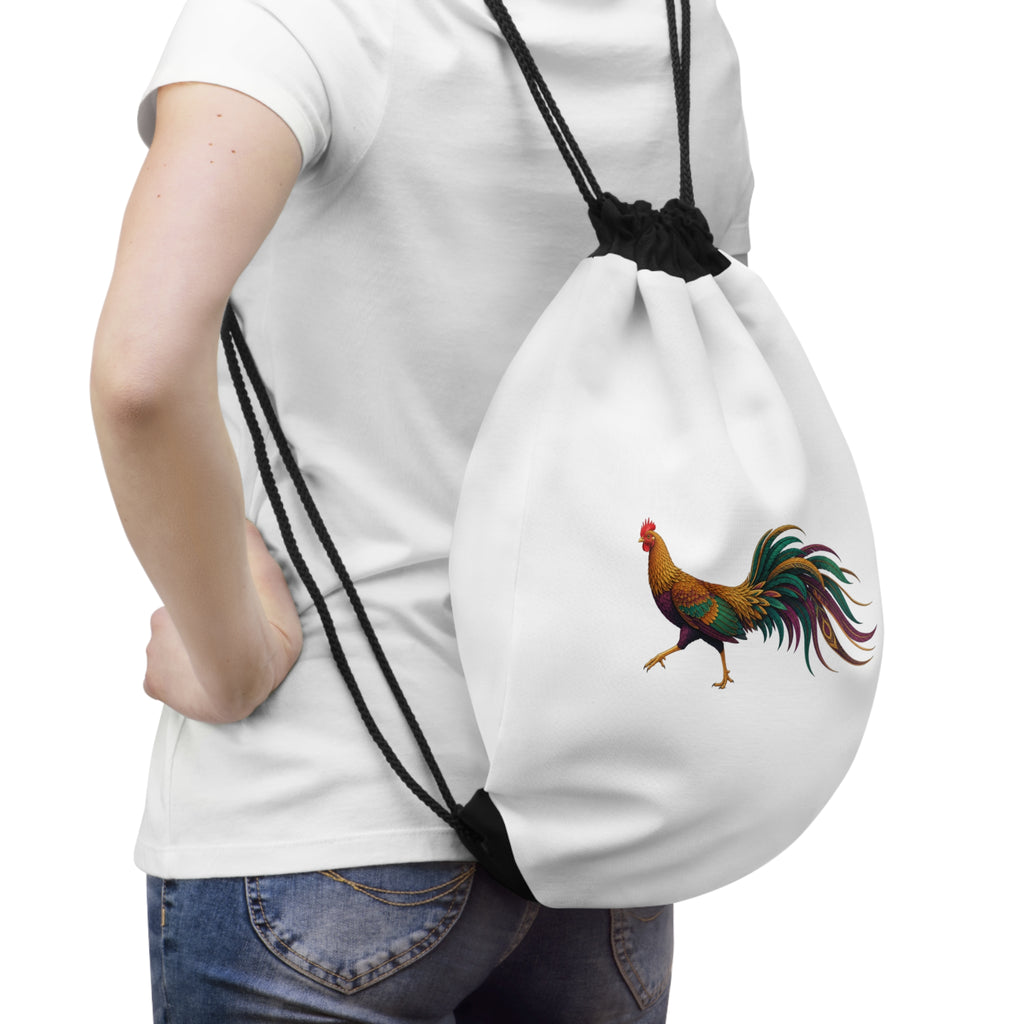 Strutting Hen Drawstring Bag