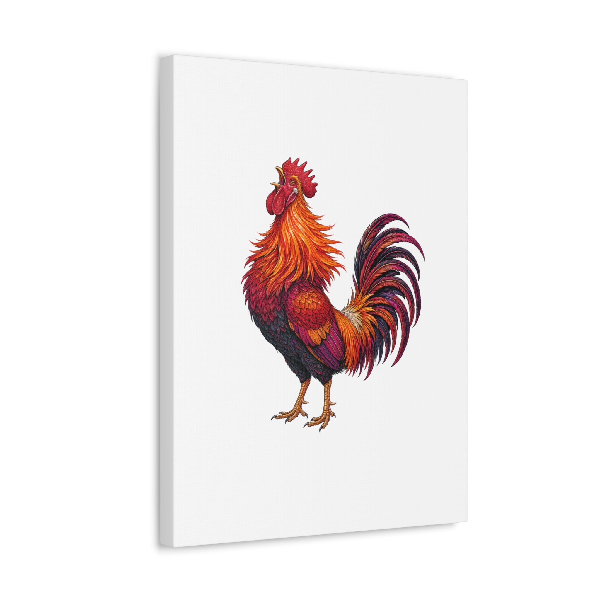 Sunrise Rooster Canvas