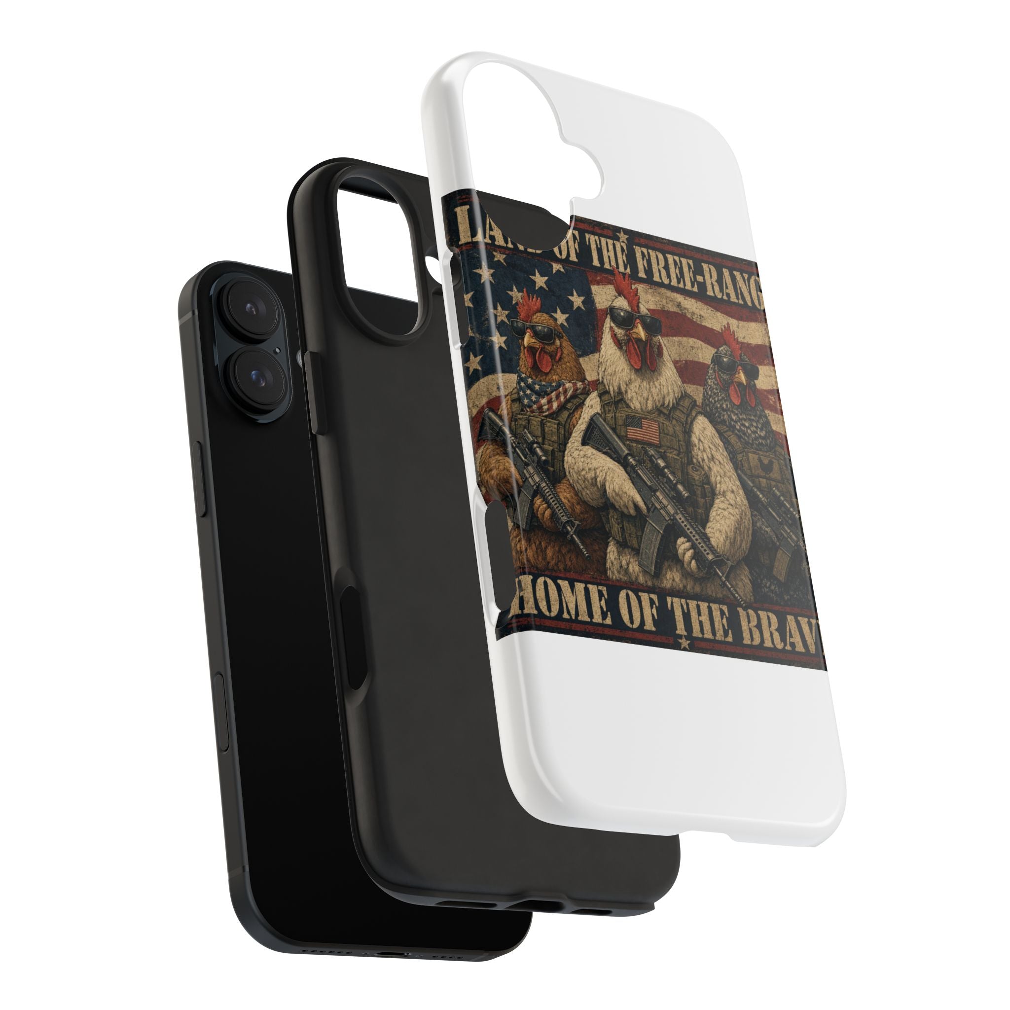 Land of the Free-Range Tough Phone Case