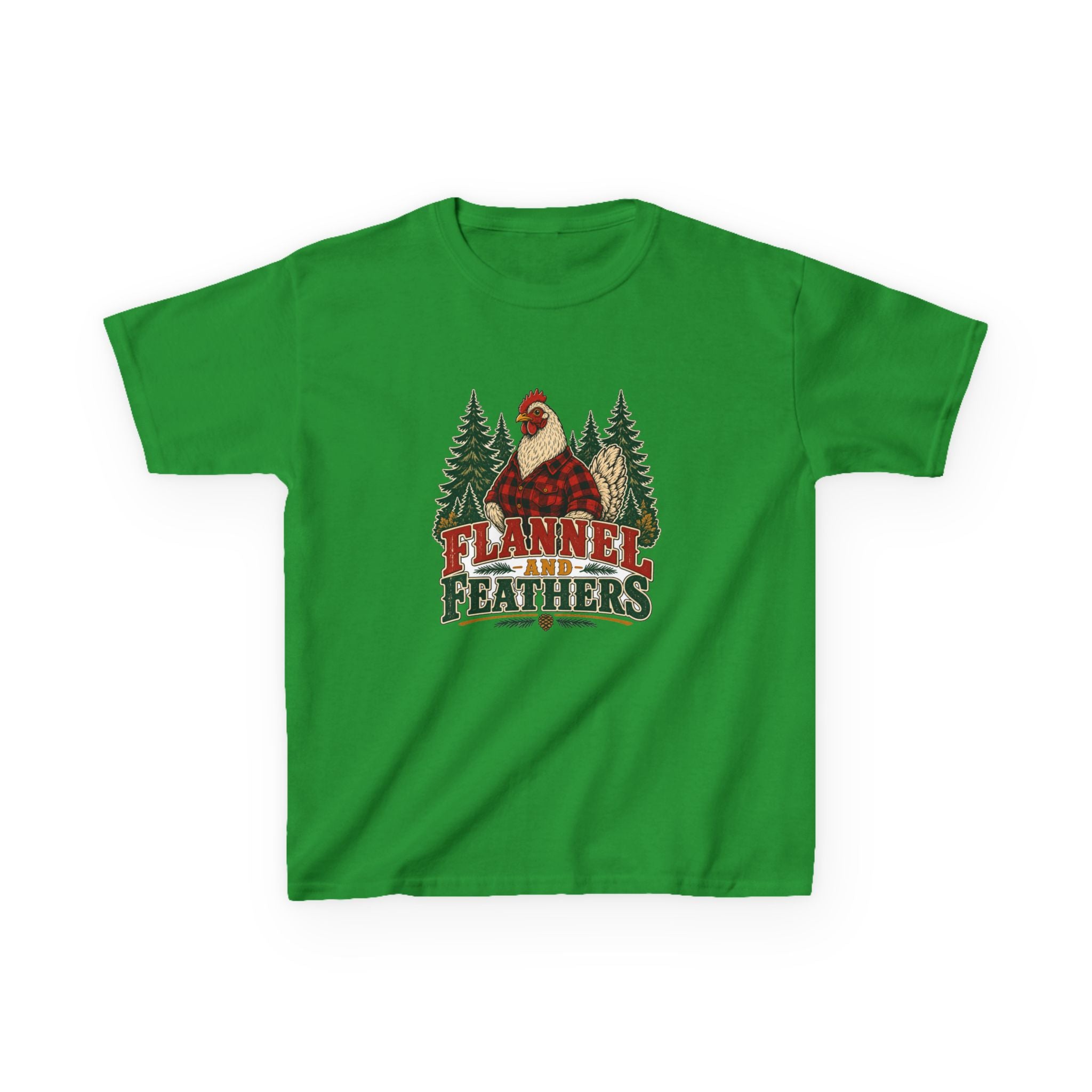Flannel & Feathers Kids Tee