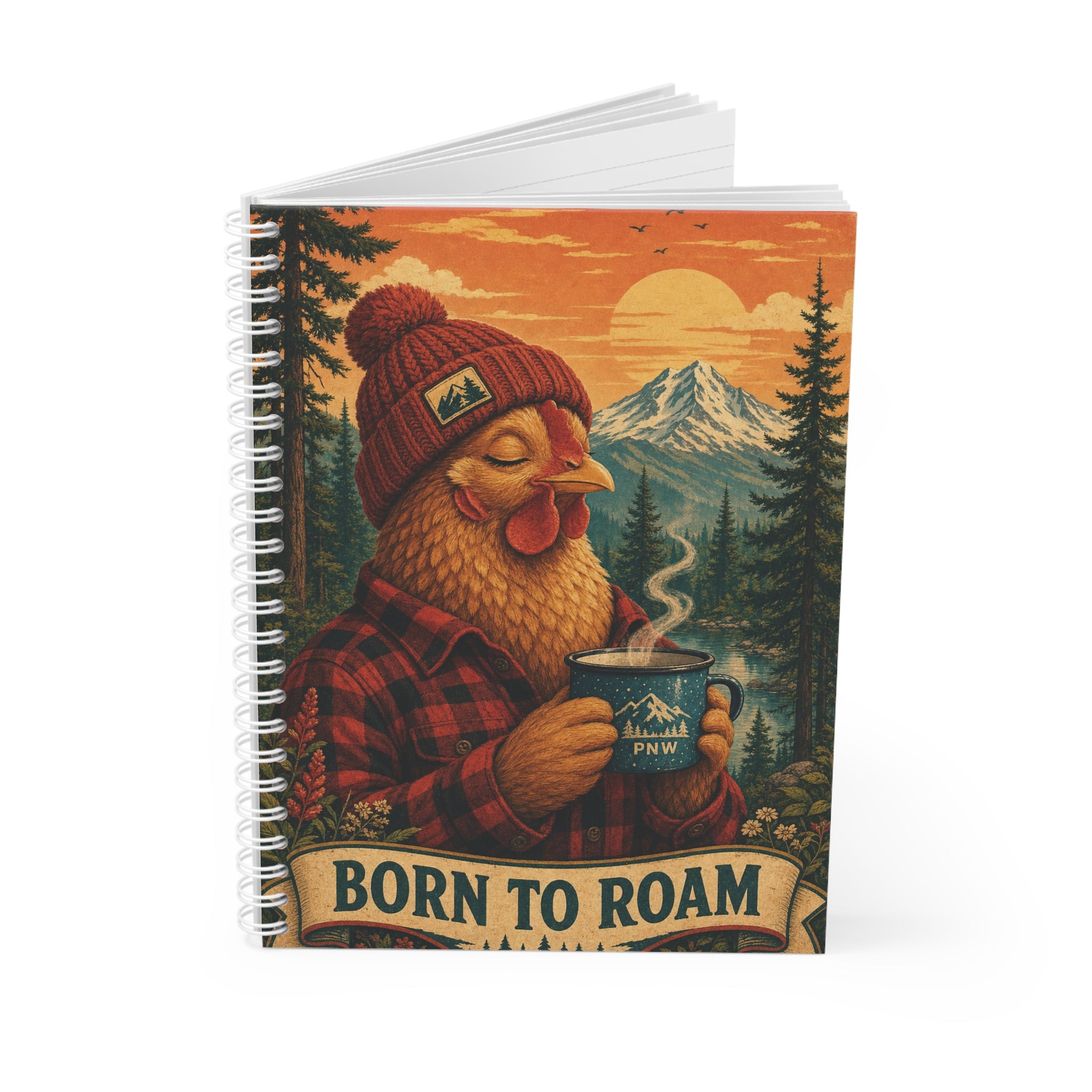 Born to Roam Spiral Notebook