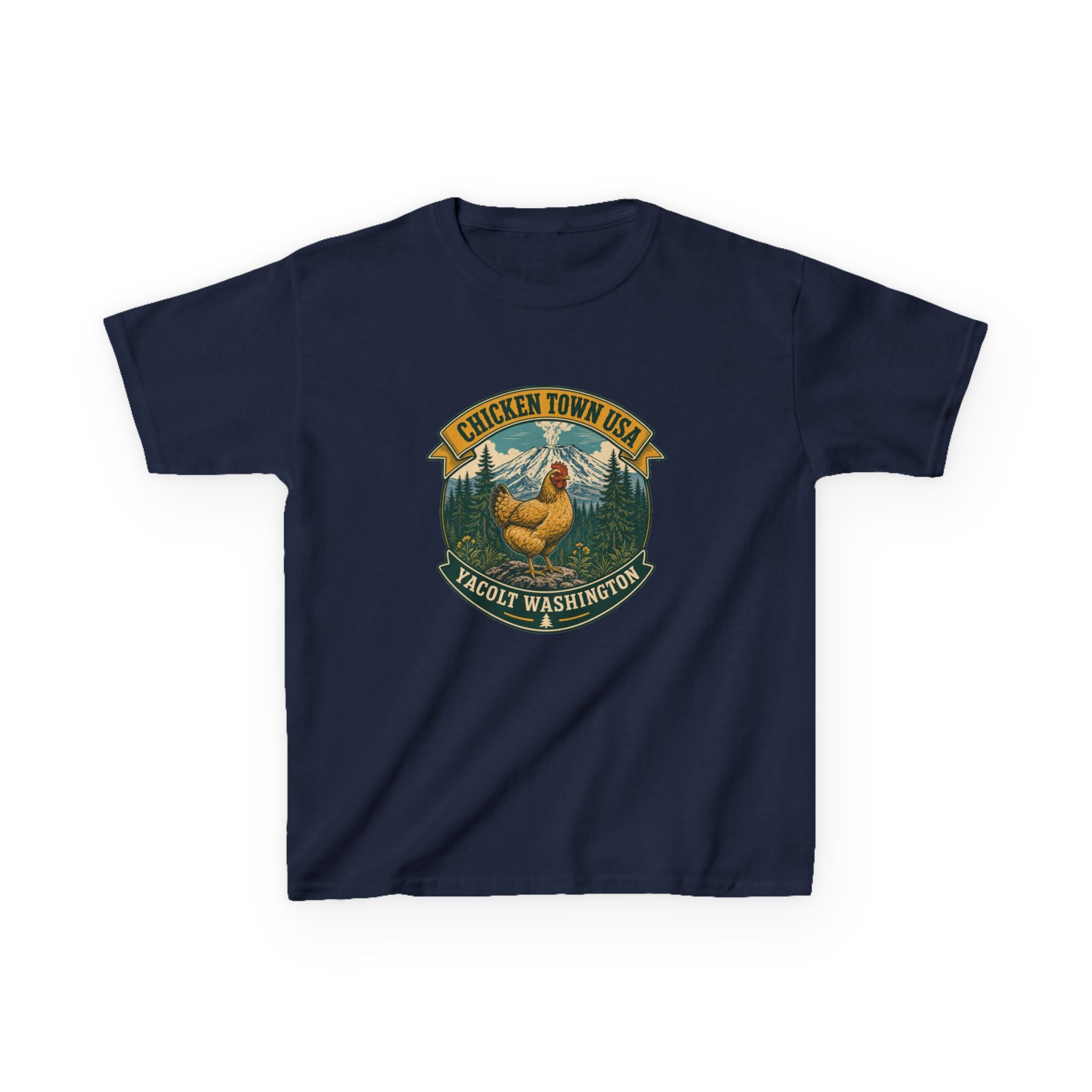 Chicken Town USA - Yacolt WA Kids Tee