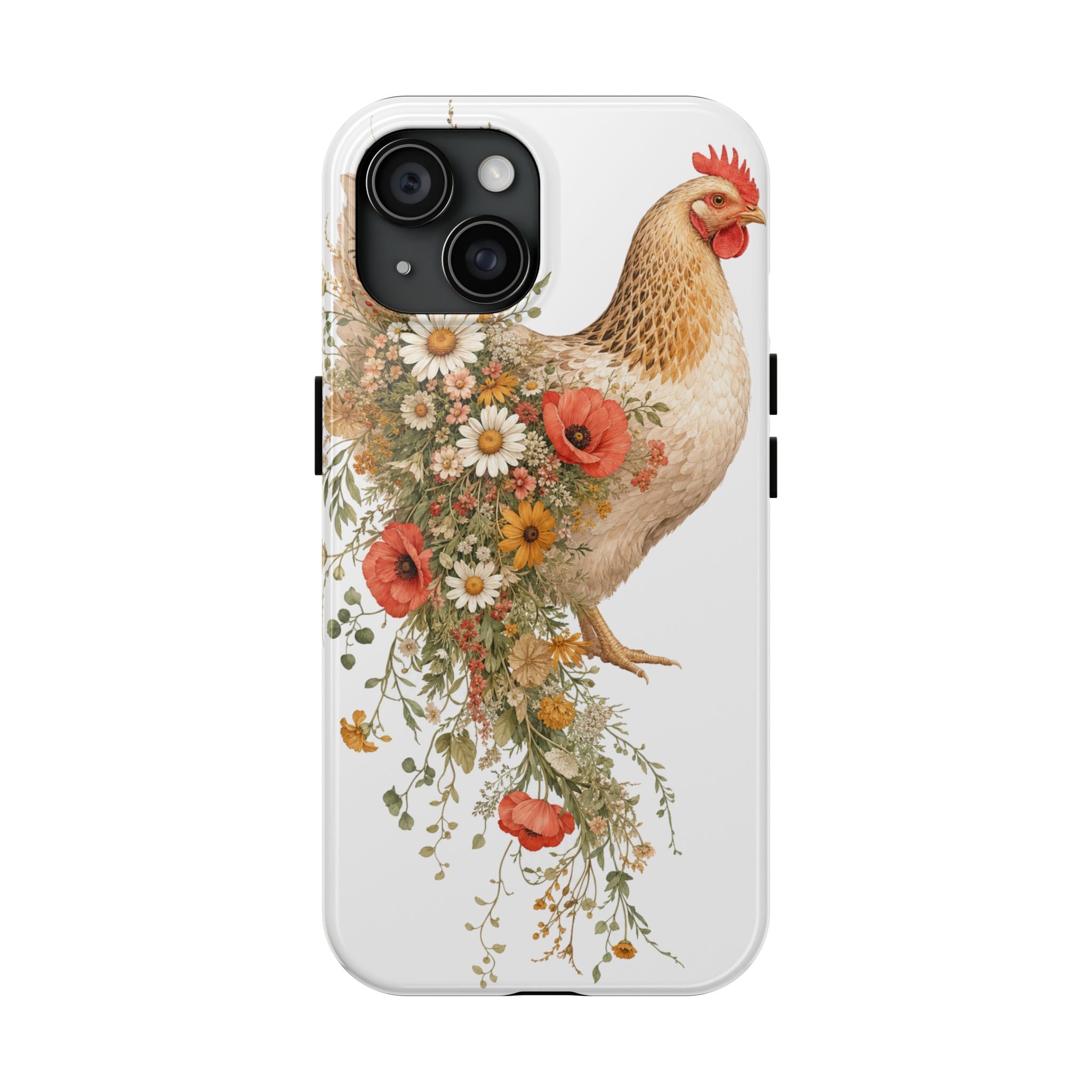 Wildflower Hen Tough Phone Case