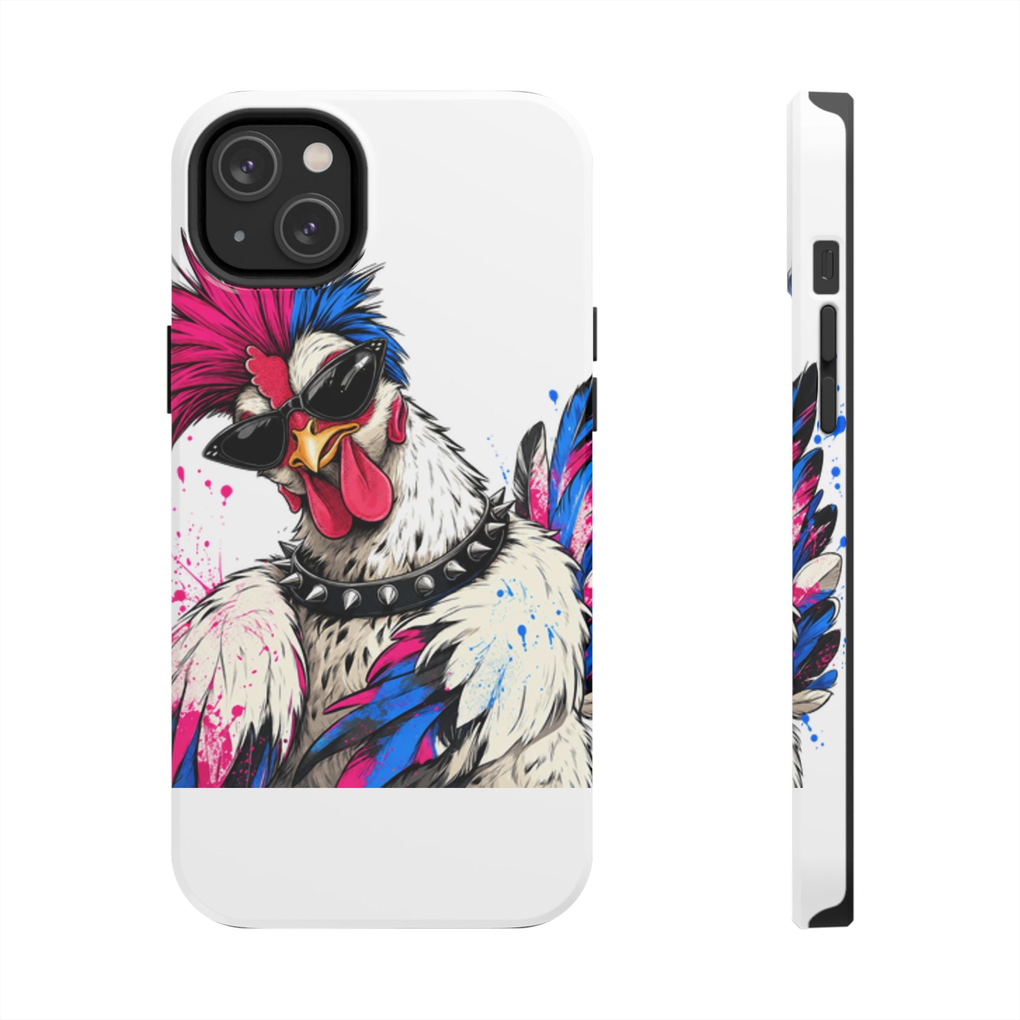 Punk Rockstar Hen Tough Phone Case