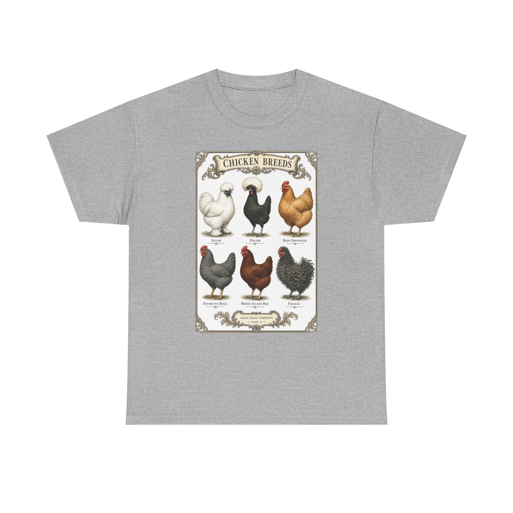 Chicken Breeds Chart Tee