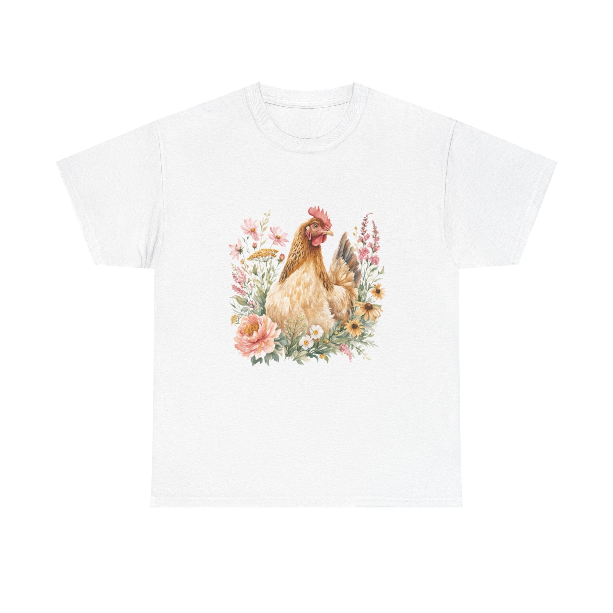 Watercolor Hen Tee