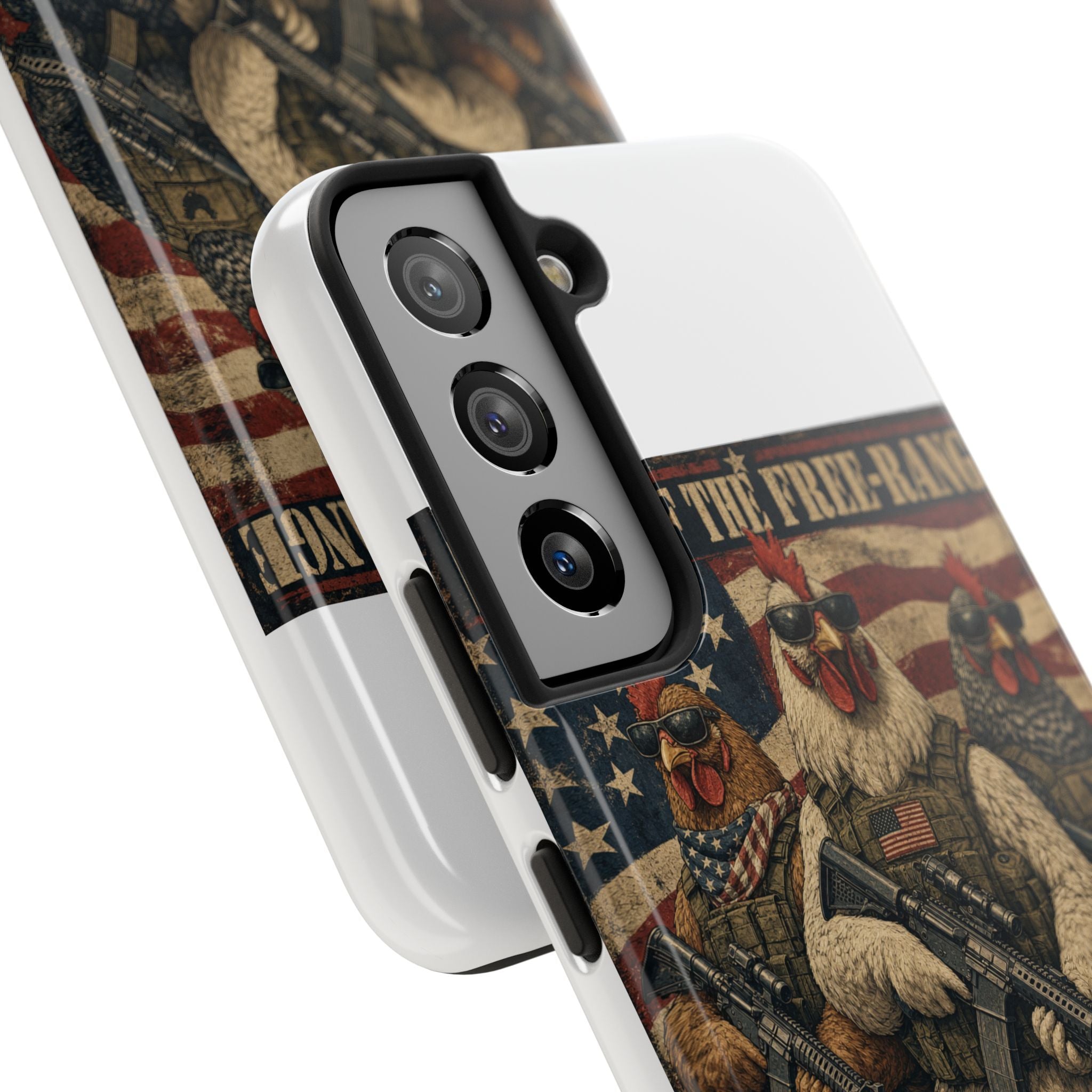 Land of the Free-Range Tough Phone Case