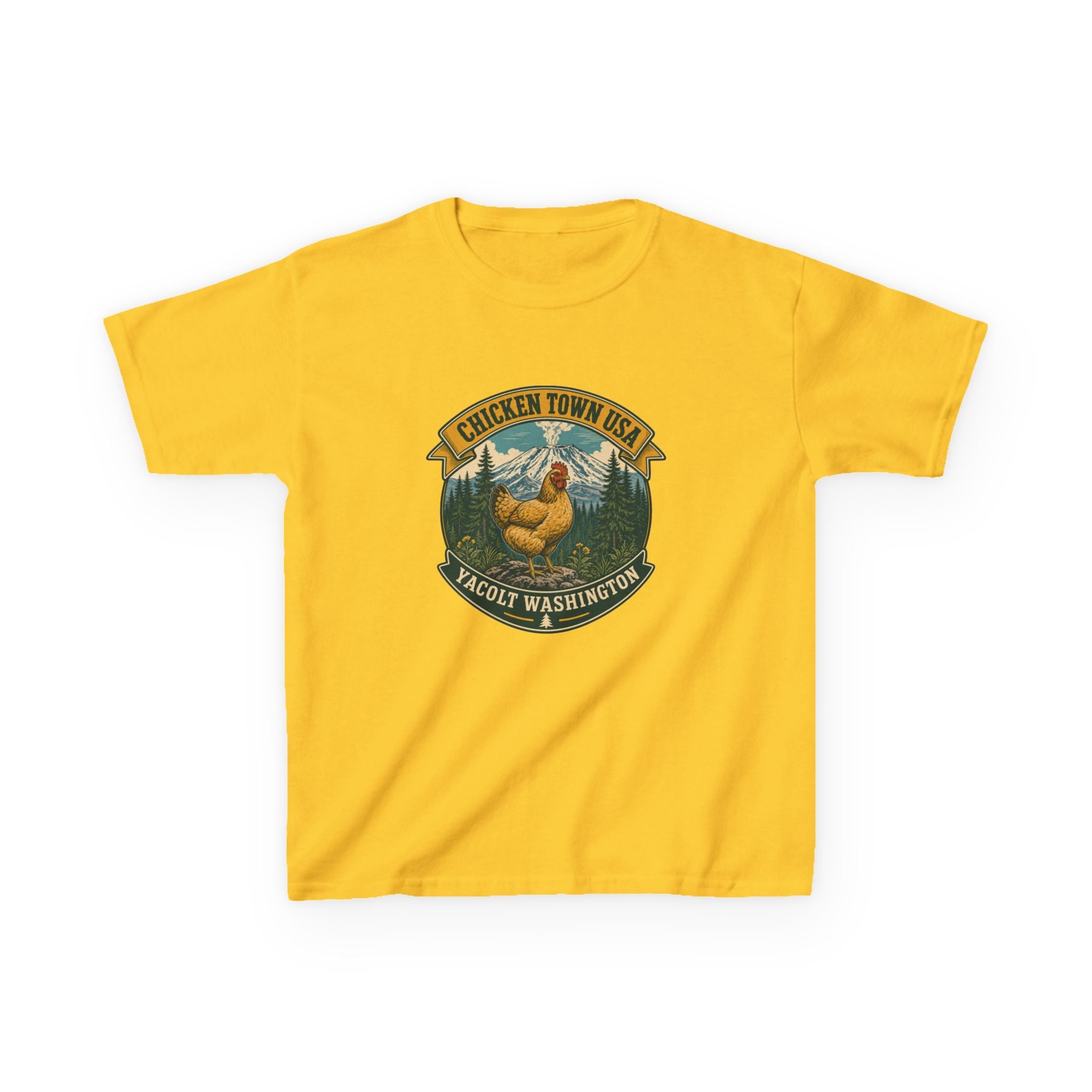 Chicken Town USA - Yacolt WA Kids Tee