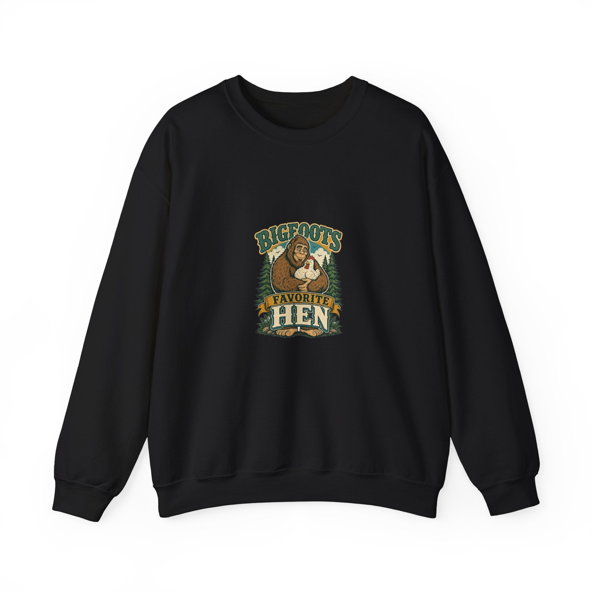Bigfoot's Favorite Hen Crewneck Sweatshirt