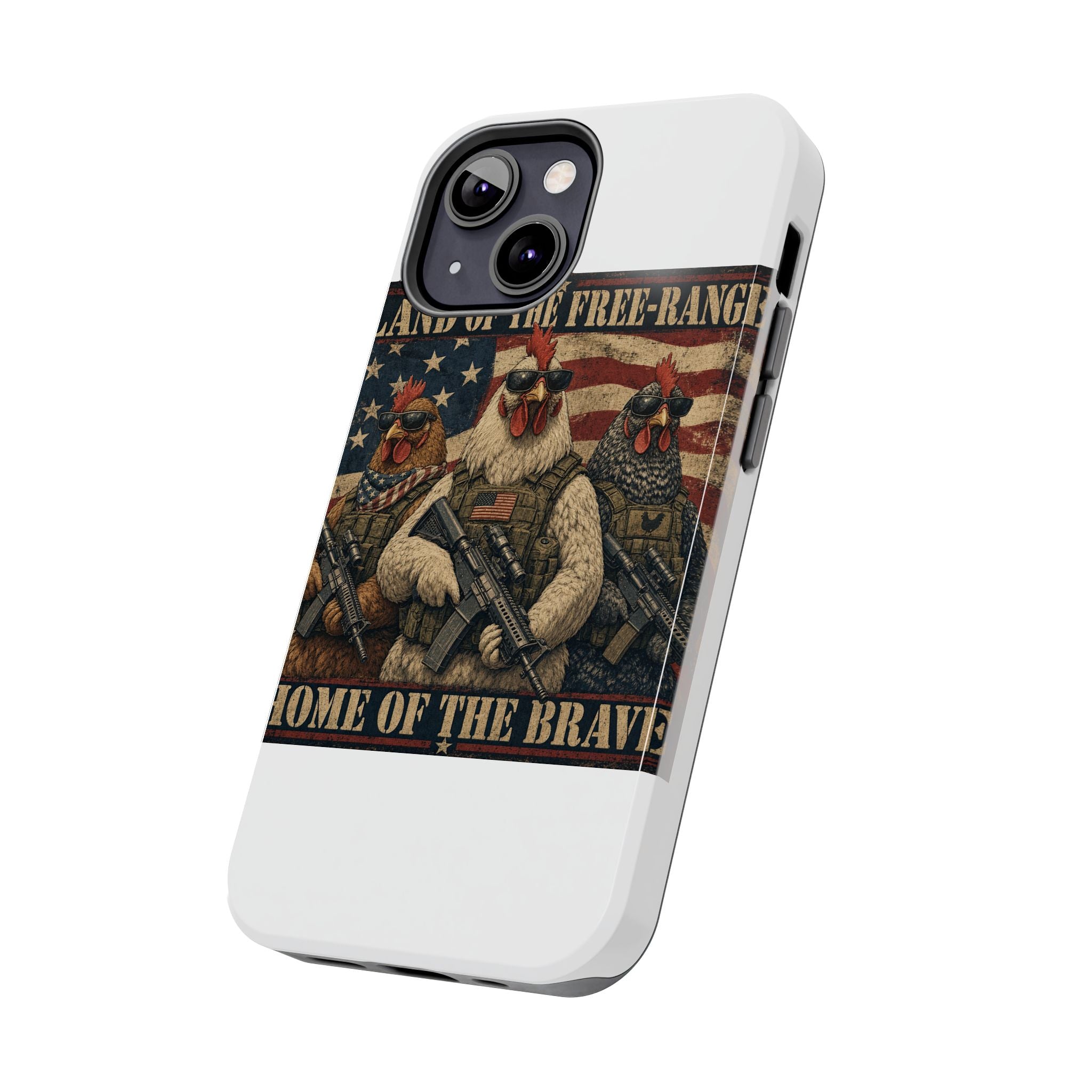 Land of the Free-Range Tough Phone Case