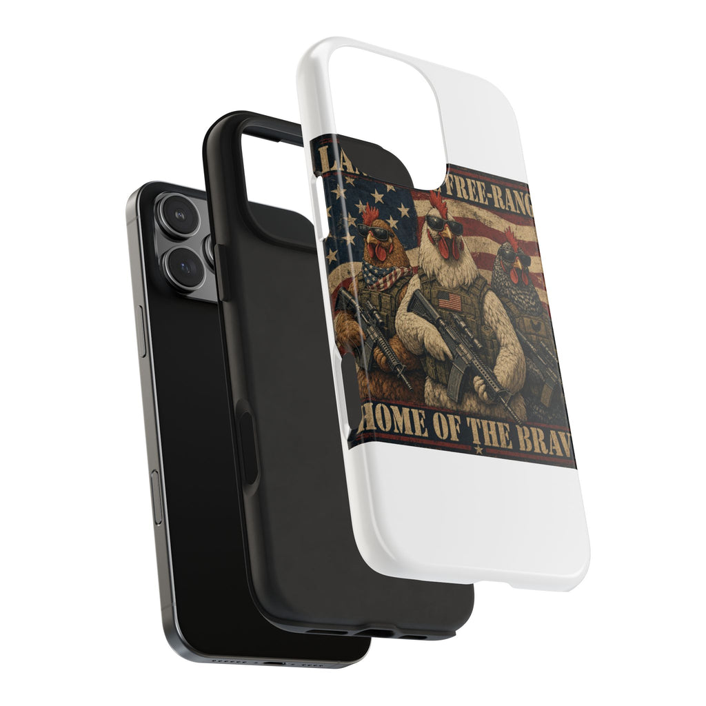 Land of the Free-Range Tough Phone Case