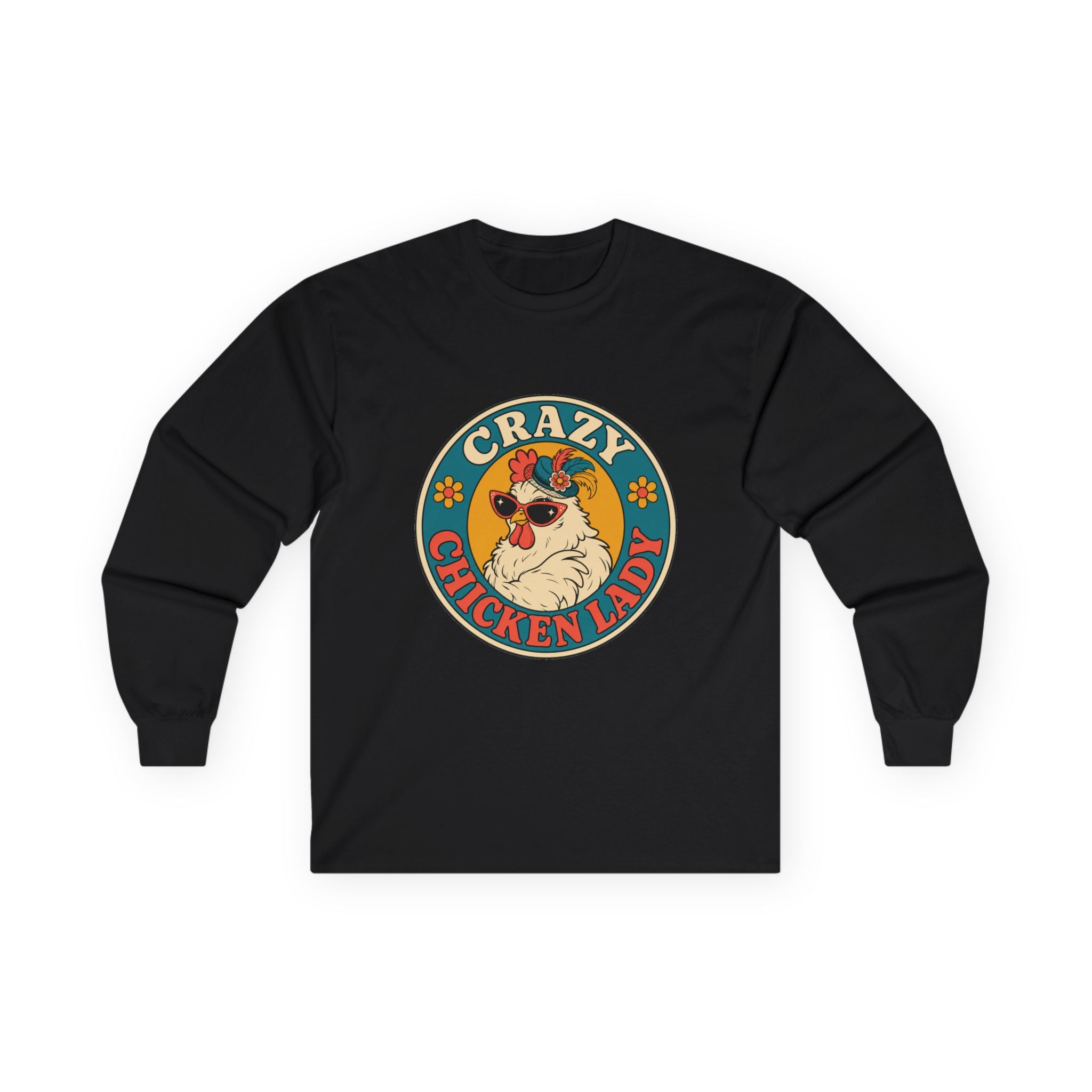 Crazy Chicken Lady Long Sleeve Tee