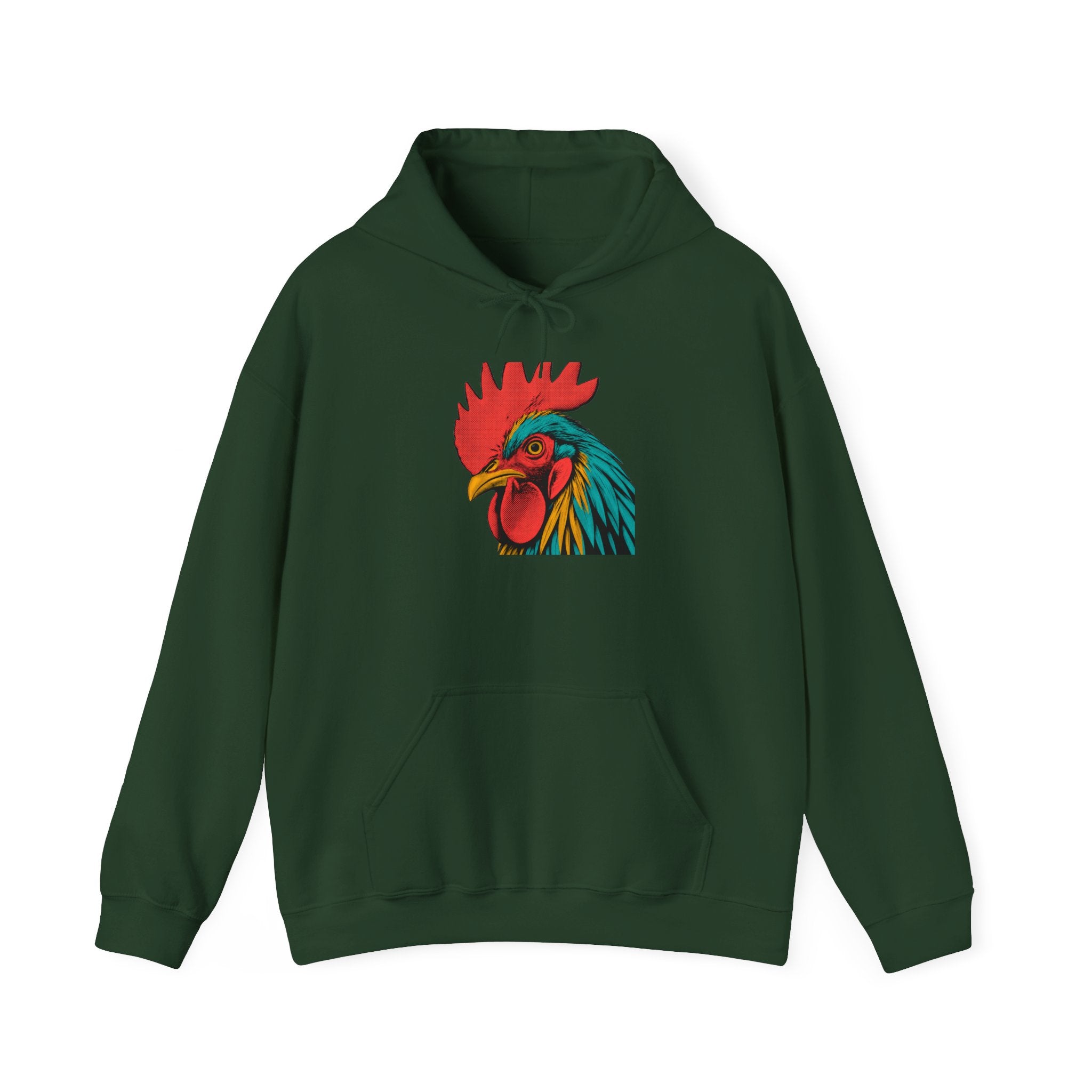 Pop Art Rooster Hoodie