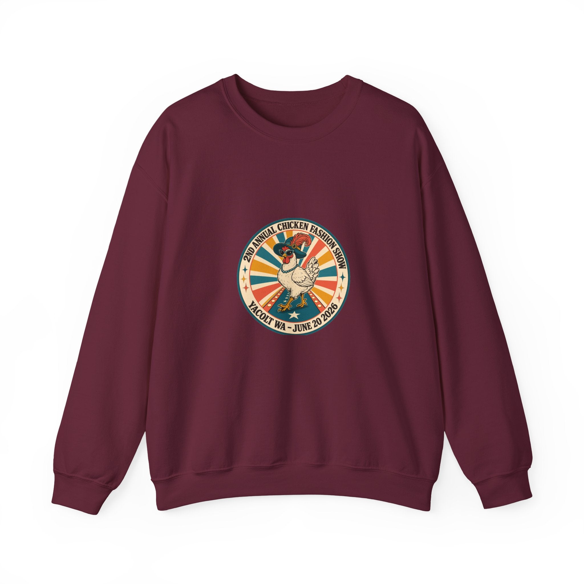 2nd Annual Chicken Fashion Show 2026 Crewneck Sweatshirt