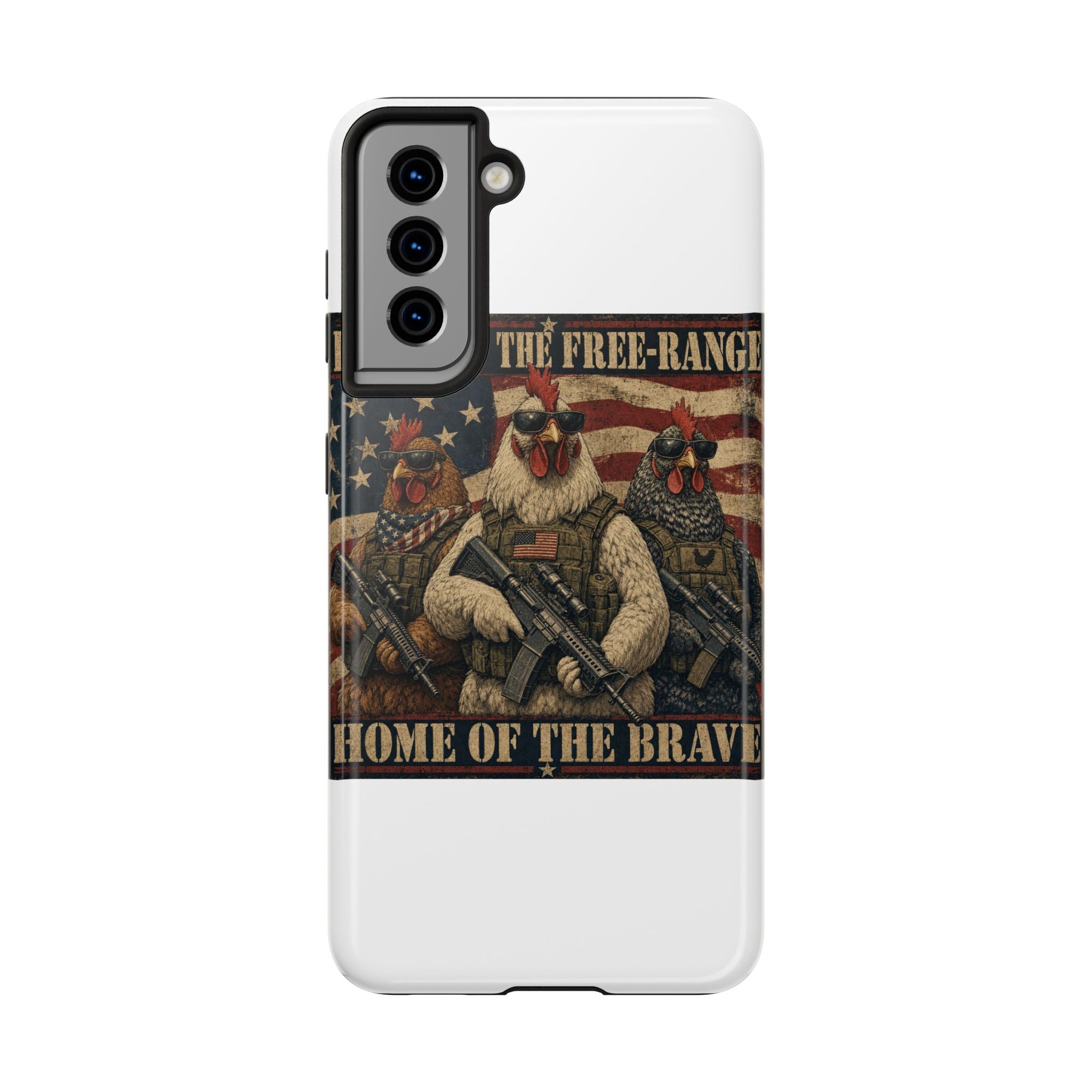 Land of the Free-Range Tough Phone Case