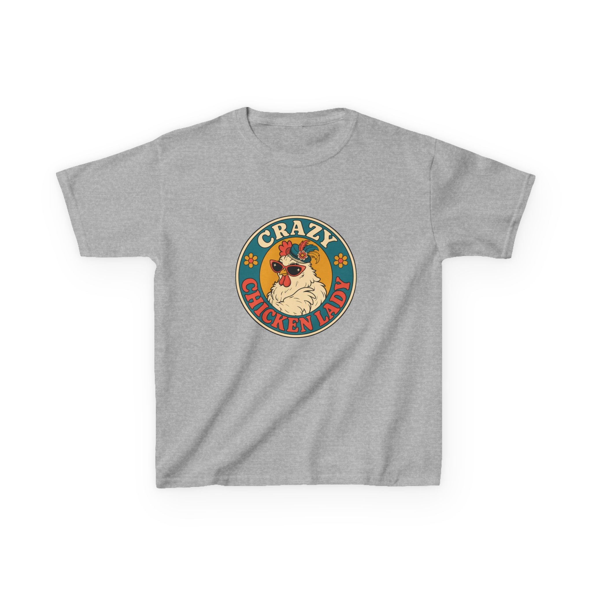Crazy Chicken Lady Kids Tee