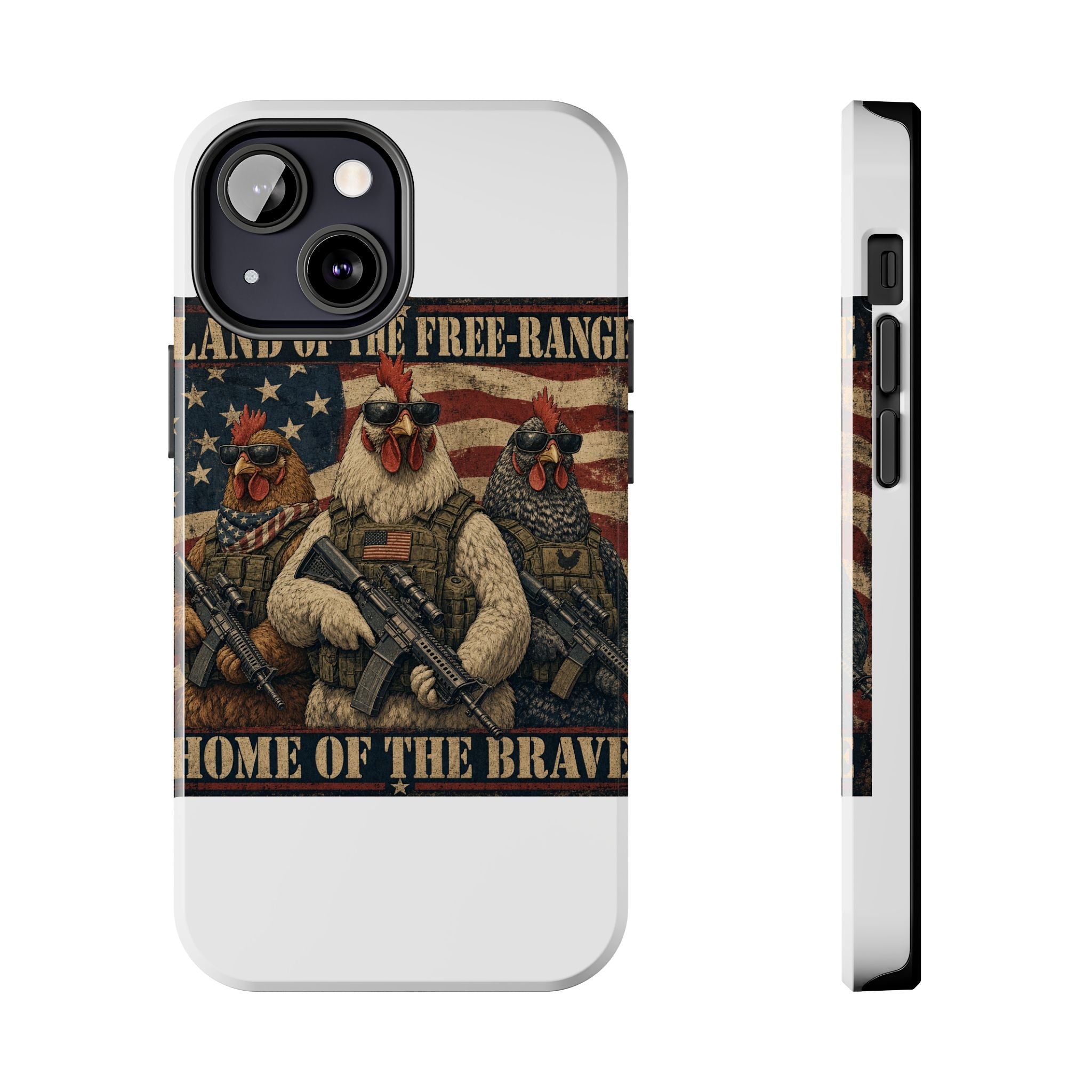 Land of the Free-Range Tough Phone Case