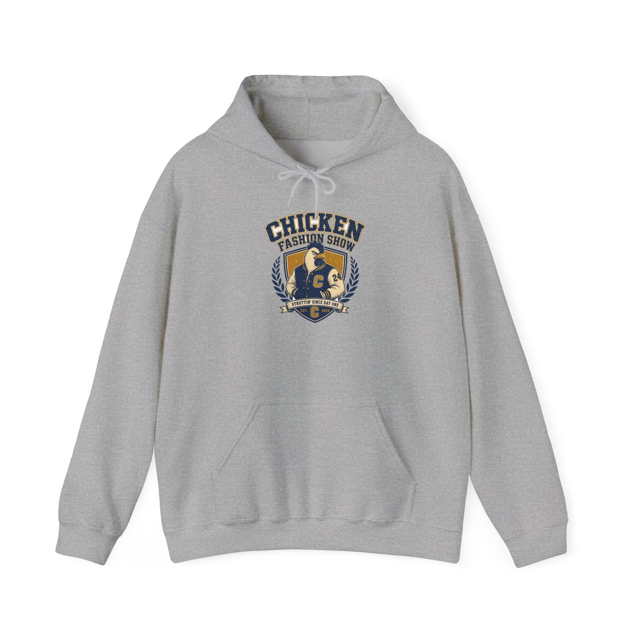 Chicken Fashion Show Varsity Hoodie
