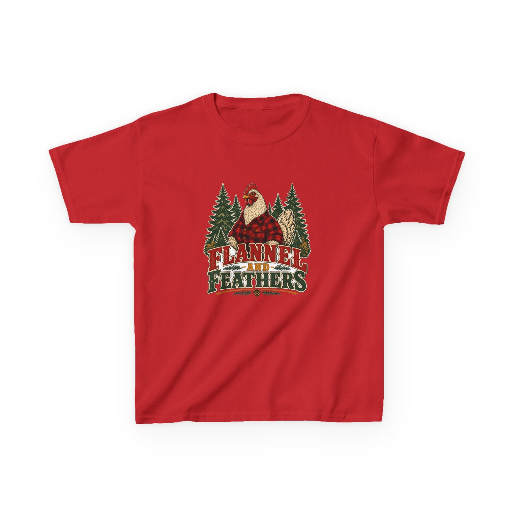 Flannel & Feathers Kids Tee
