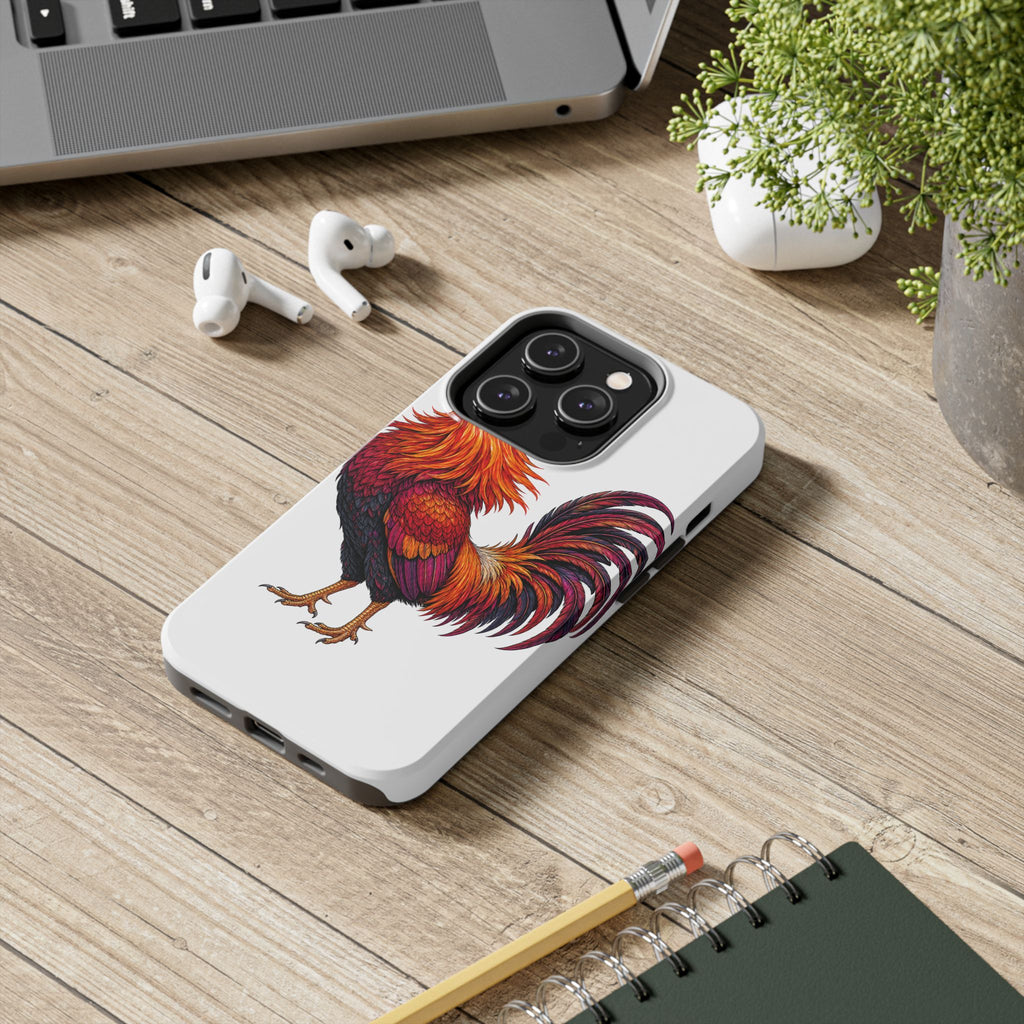 Sunrise Rooster Tough Phone Case