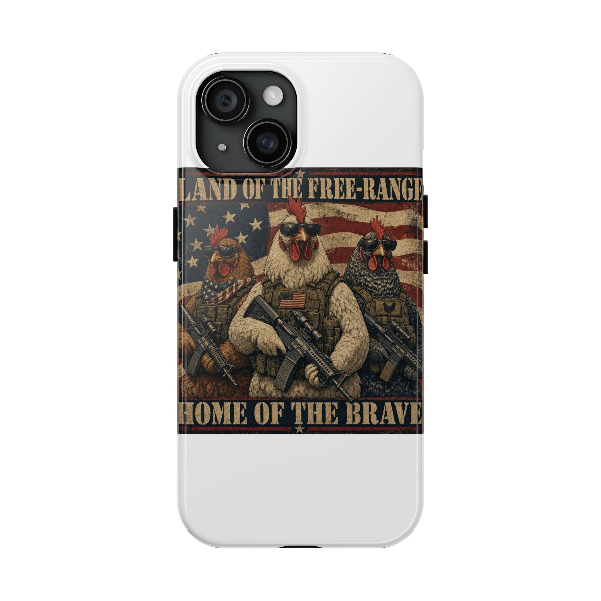 Land of the Free-Range Tough Phone Case