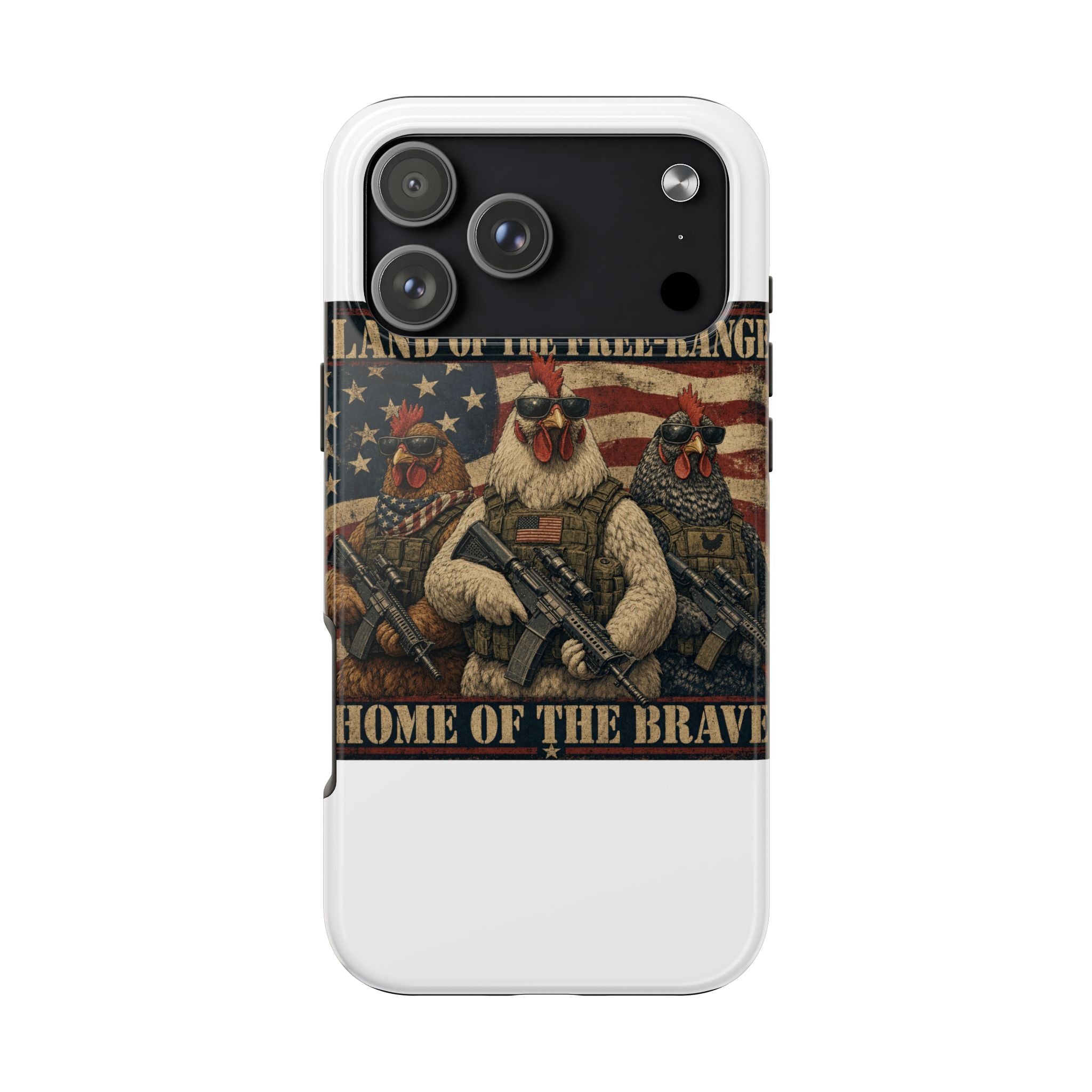 Land of the Free-Range Tough Phone Case