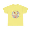 Watercolor Floral Hen Tee