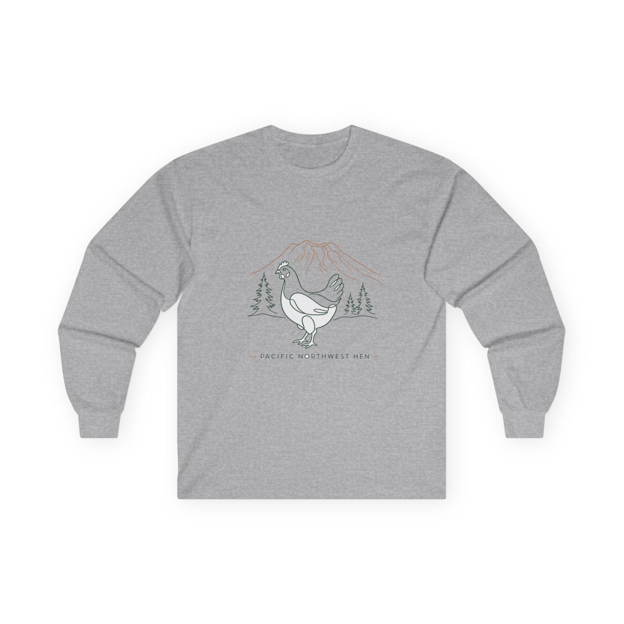 Pacific Northwest Hen Long Sleeve Tee
