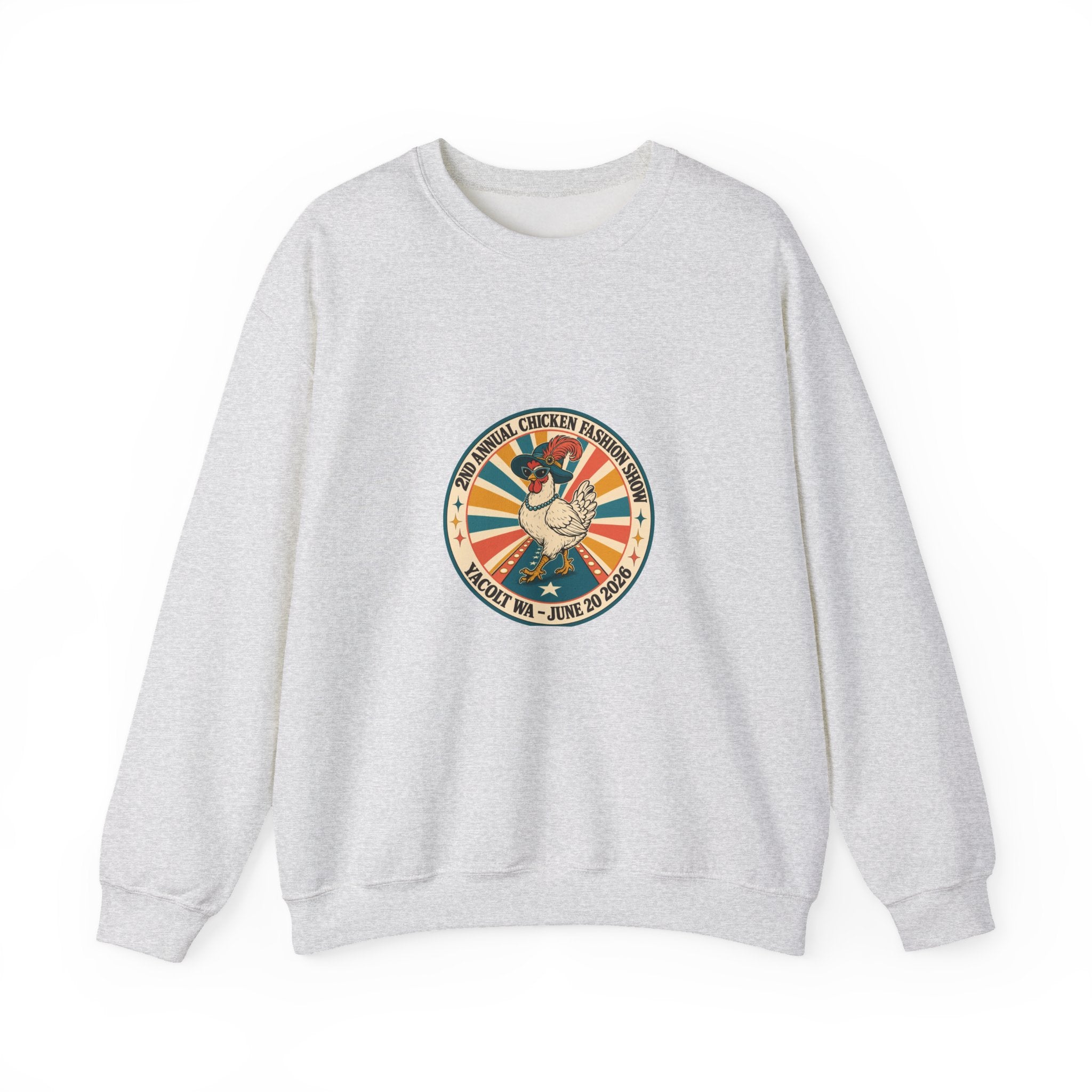 2nd Annual Chicken Fashion Show 2026 Crewneck Sweatshirt