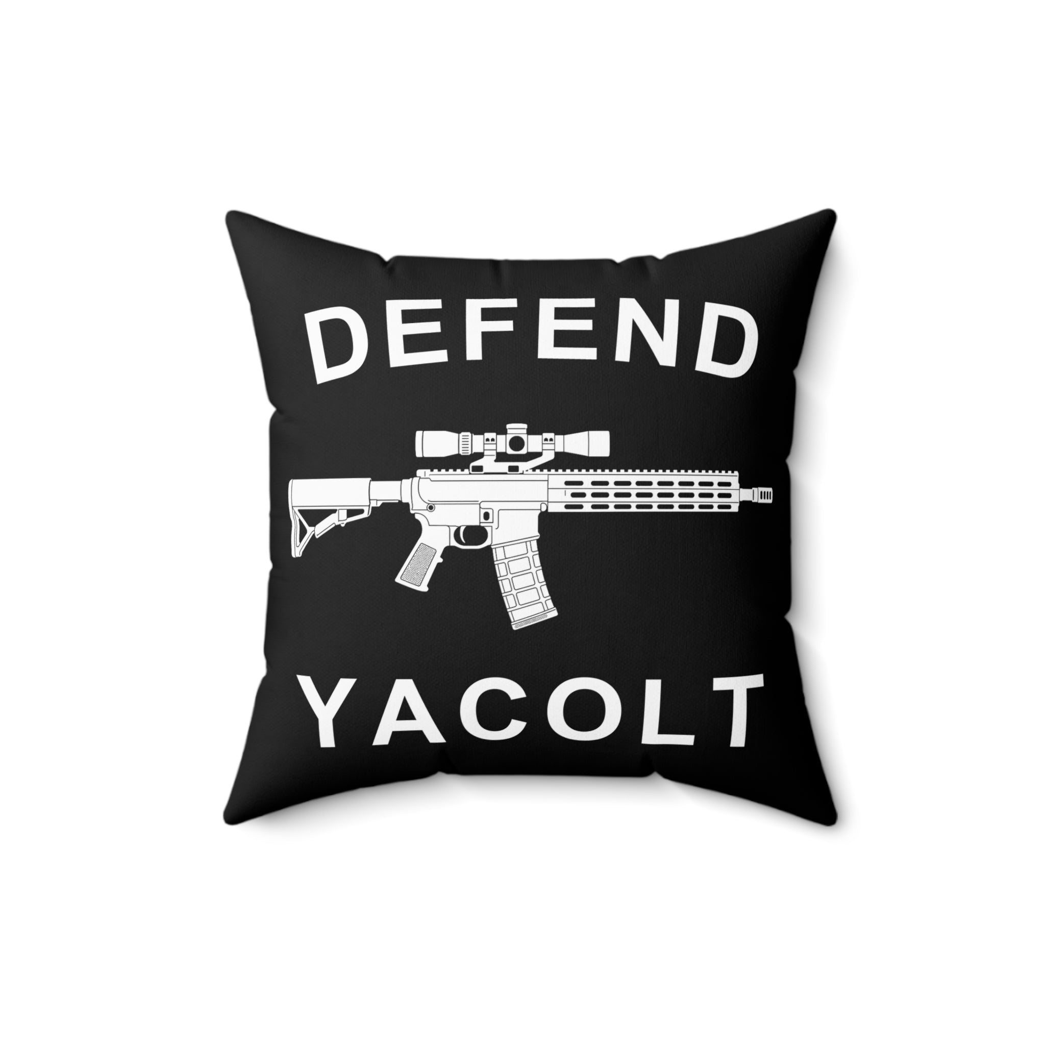 Defend Yacolt AR-15 Throw Pillow