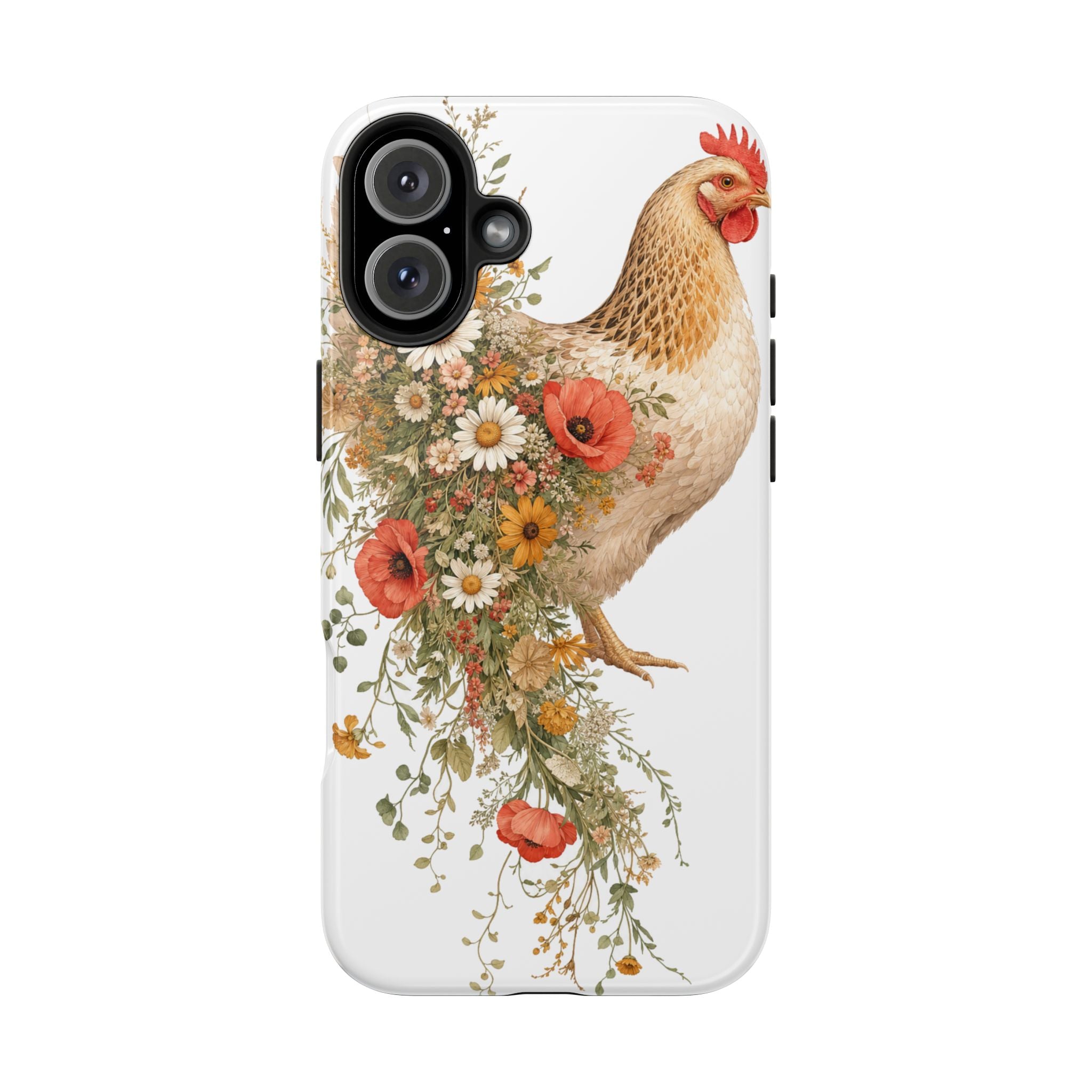 Wildflower Hen Tough Phone Case