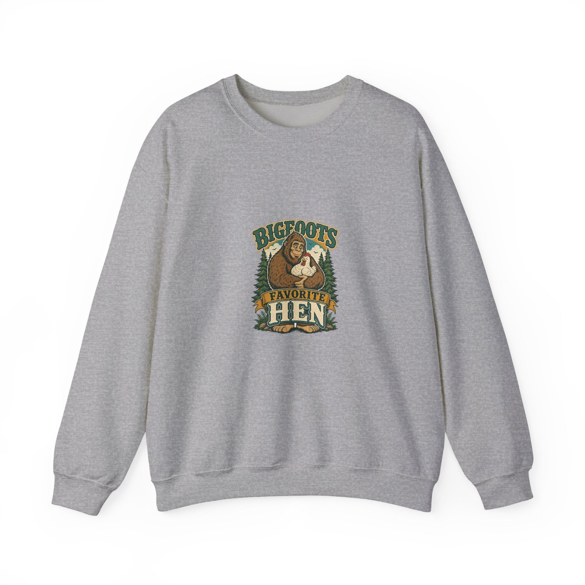 Bigfoot's Favorite Hen Crewneck Sweatshirt