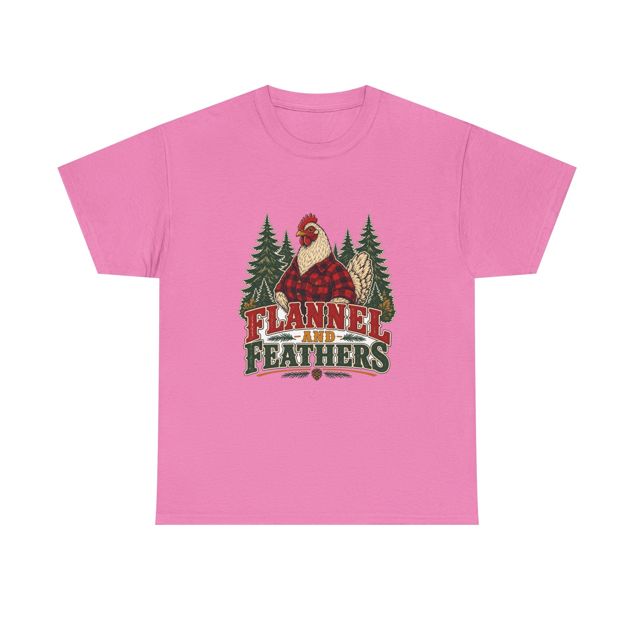 Flannel & Feathers Tee