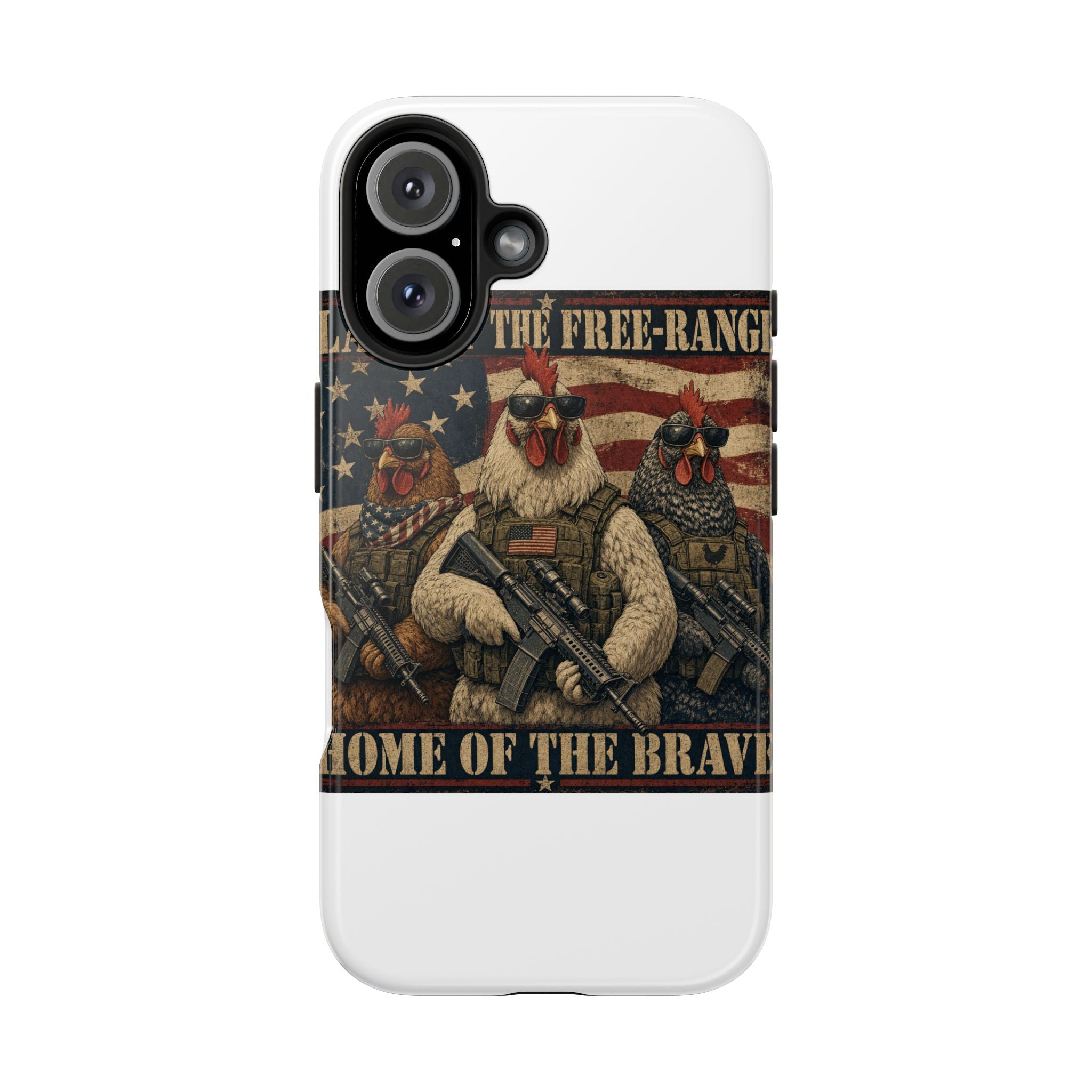 Land of the Free-Range Tough Phone Case