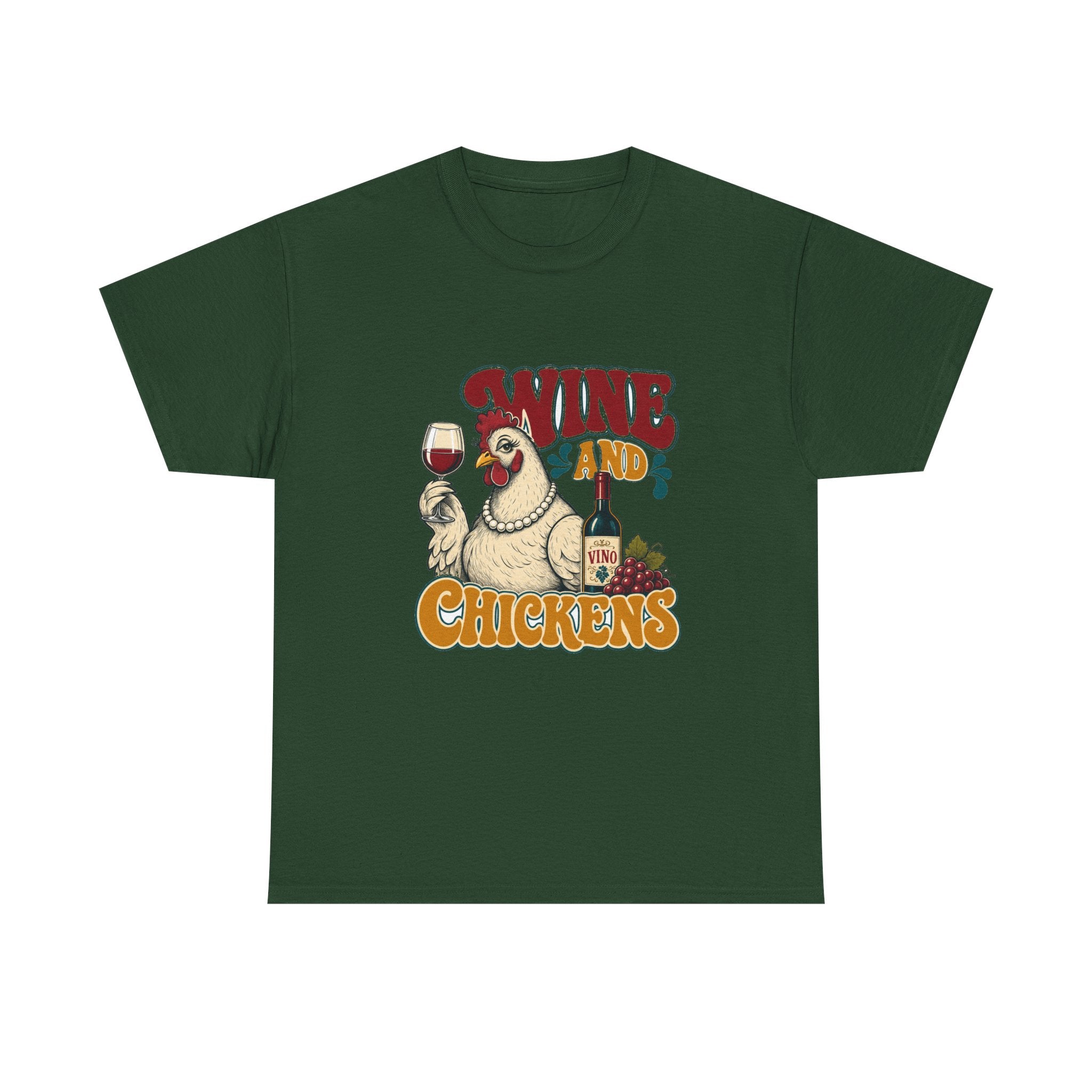 Wine & Chickens Tee