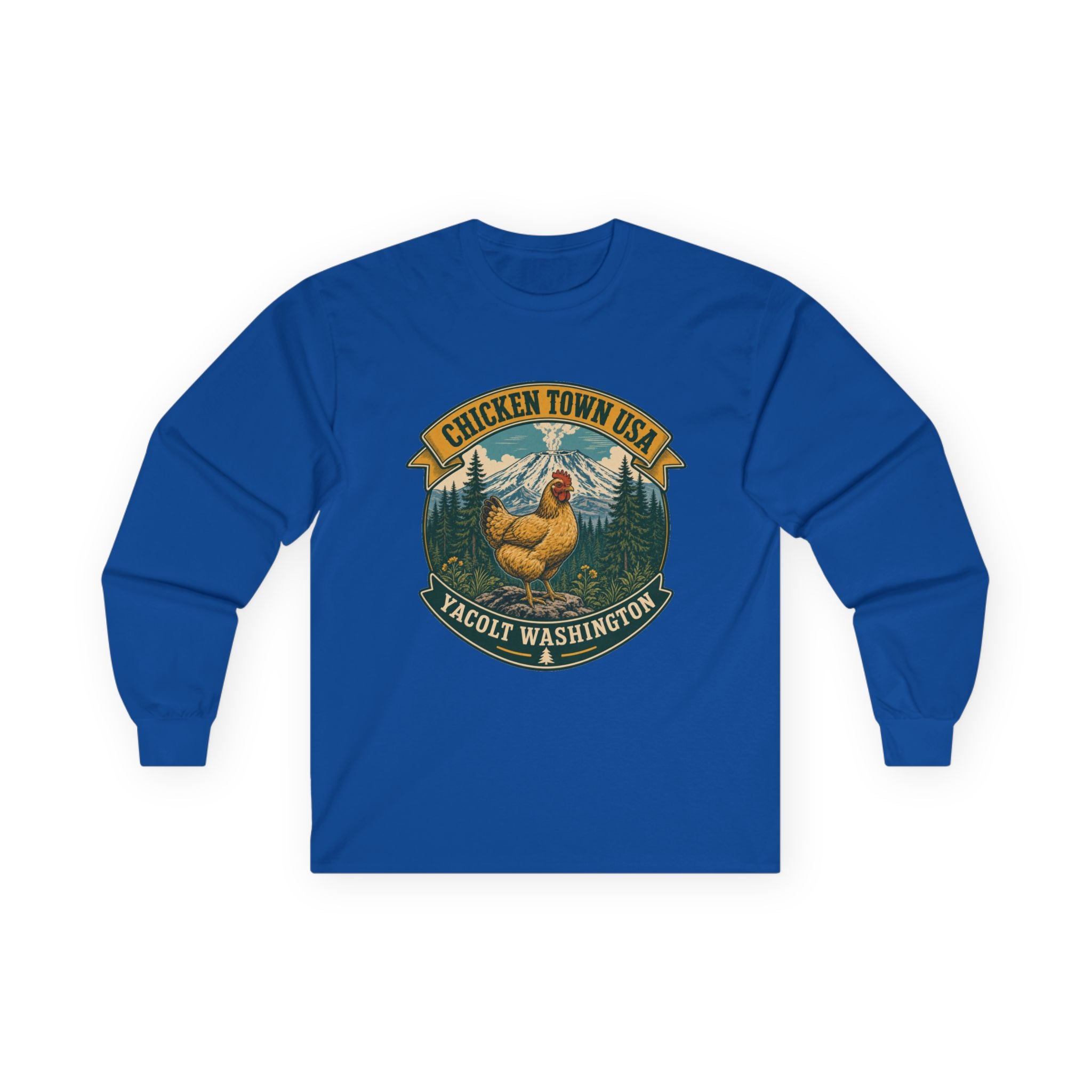 Chicken Town USA - Yacolt WA Long Sleeve Tee