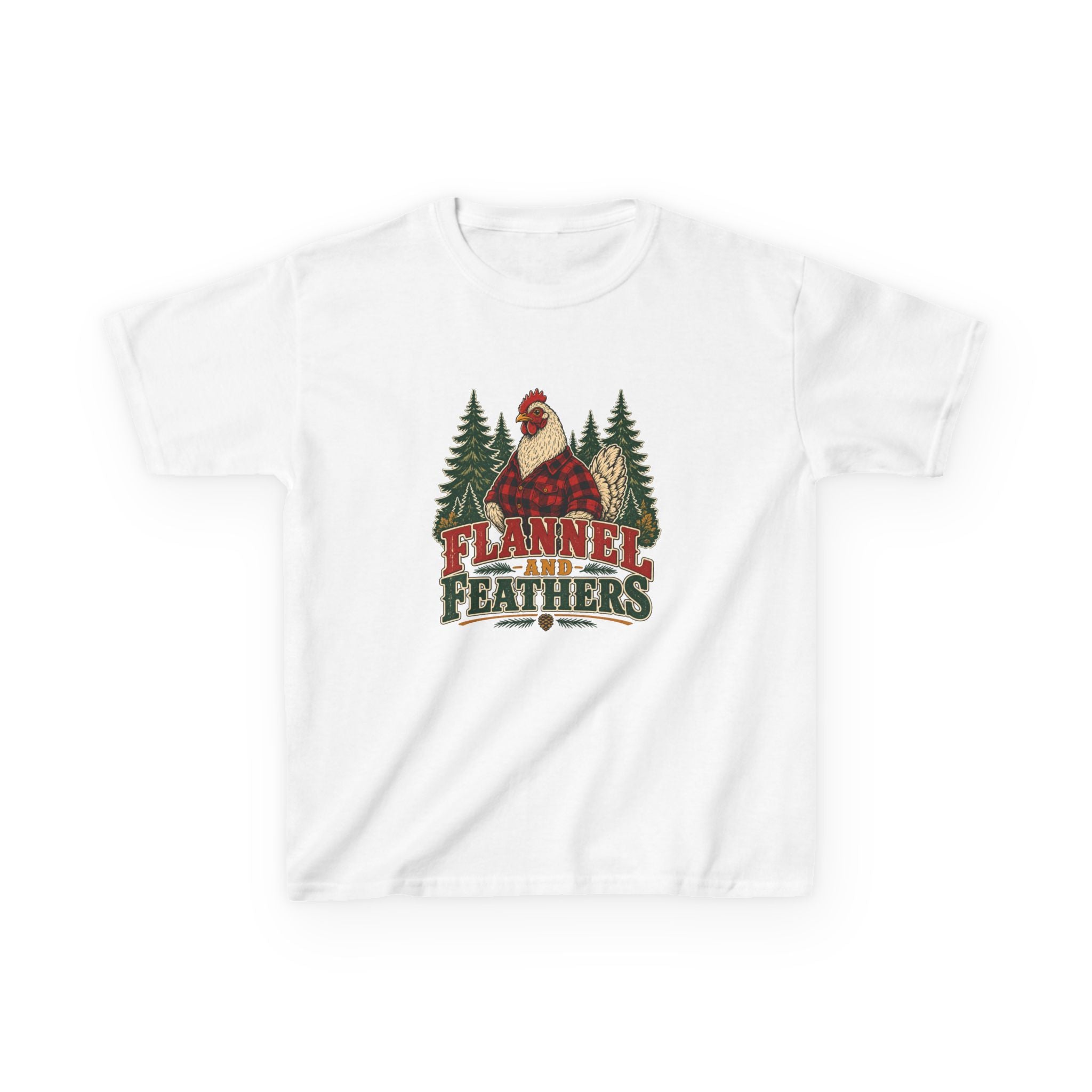Flannel & Feathers Kids Tee