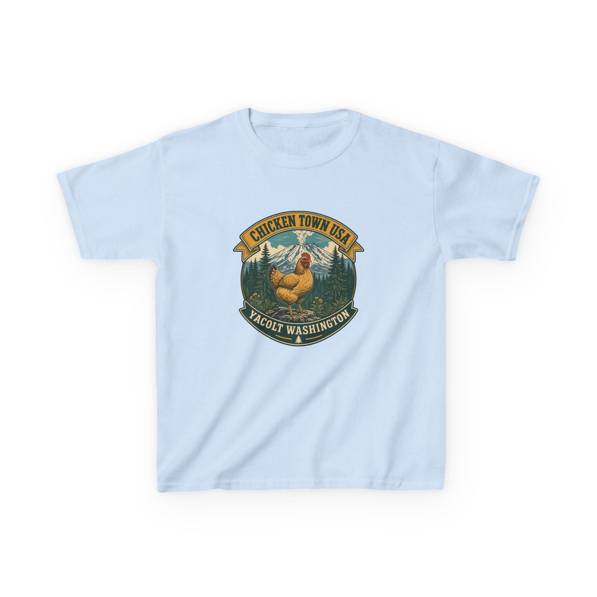 Chicken Town USA - Yacolt WA Kids Tee