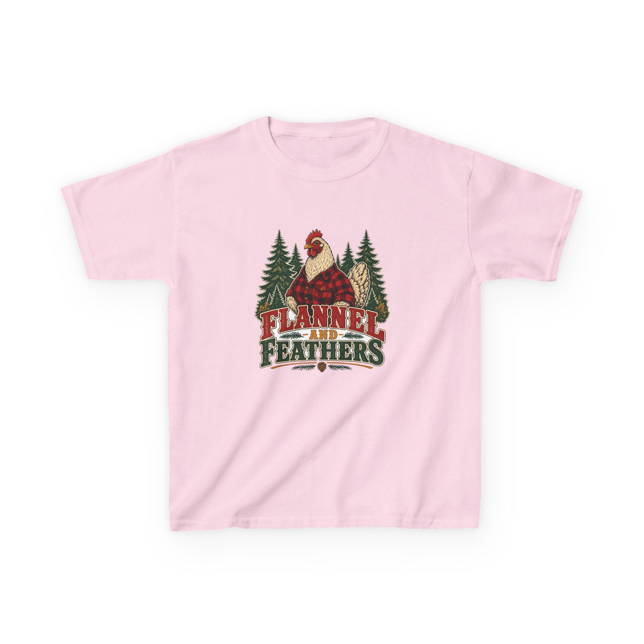 Flannel & Feathers Kids Tee