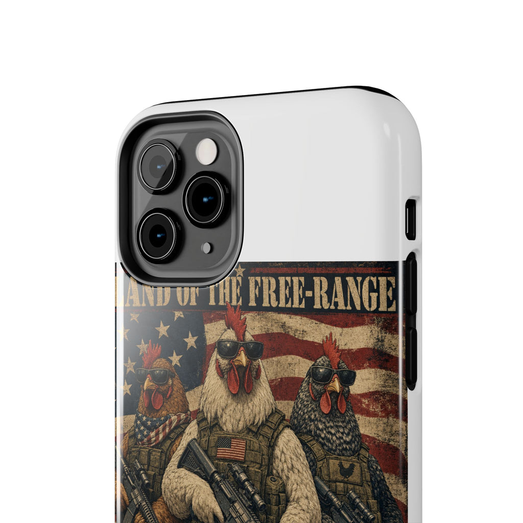 Land of the Free-Range Tough Phone Case