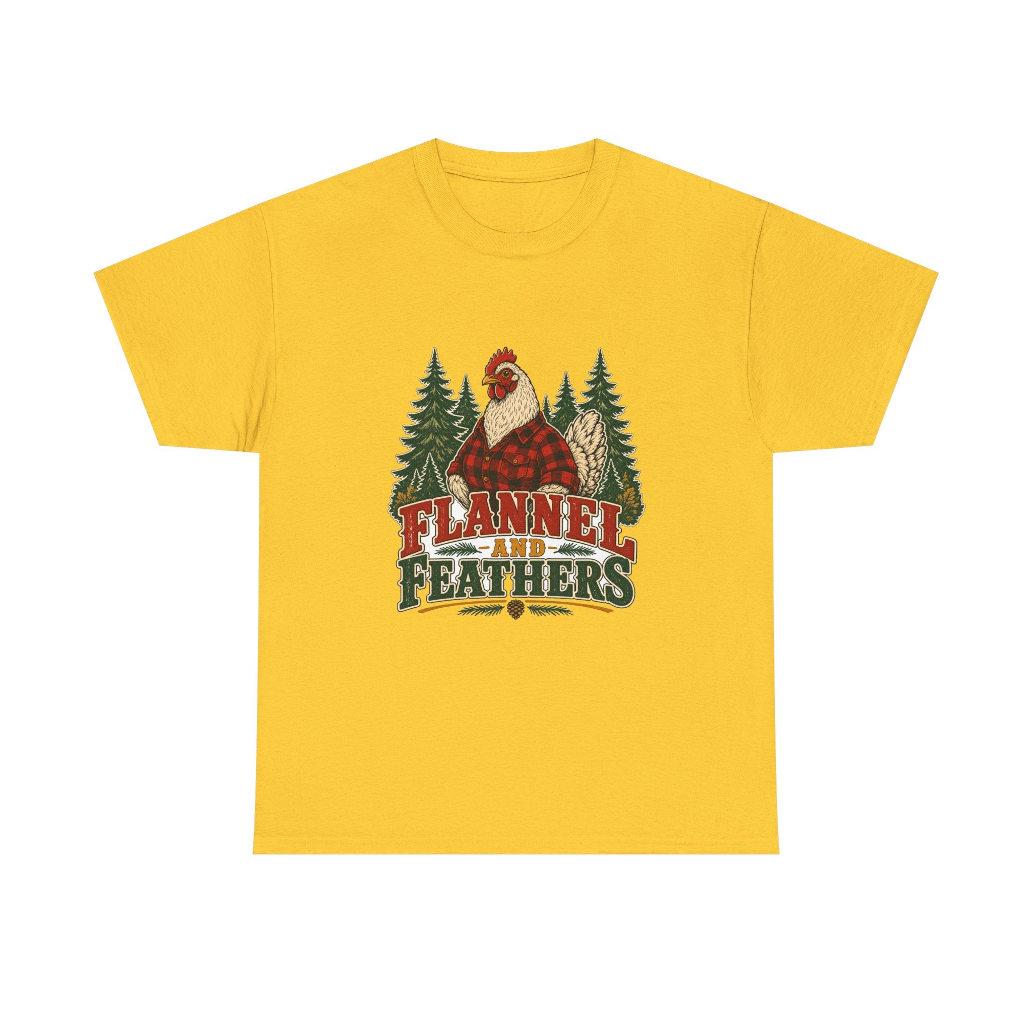Flannel & Feathers Tee