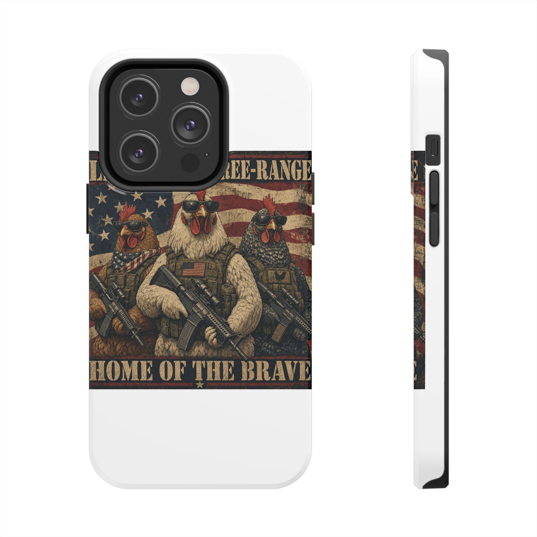 Land of the Free-Range Tough Phone Case